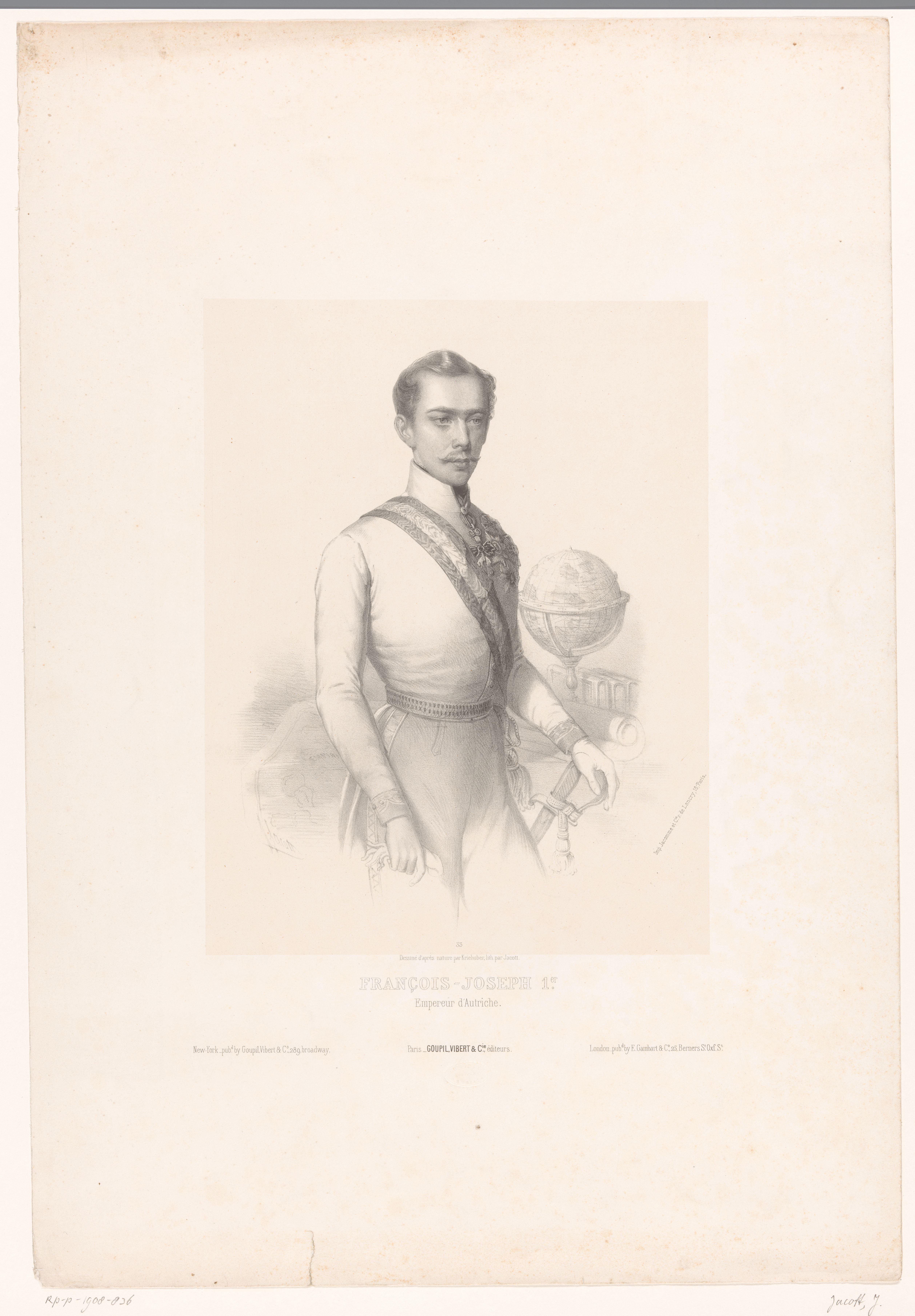 Portret van Frans Jozef I van Oostenrijk