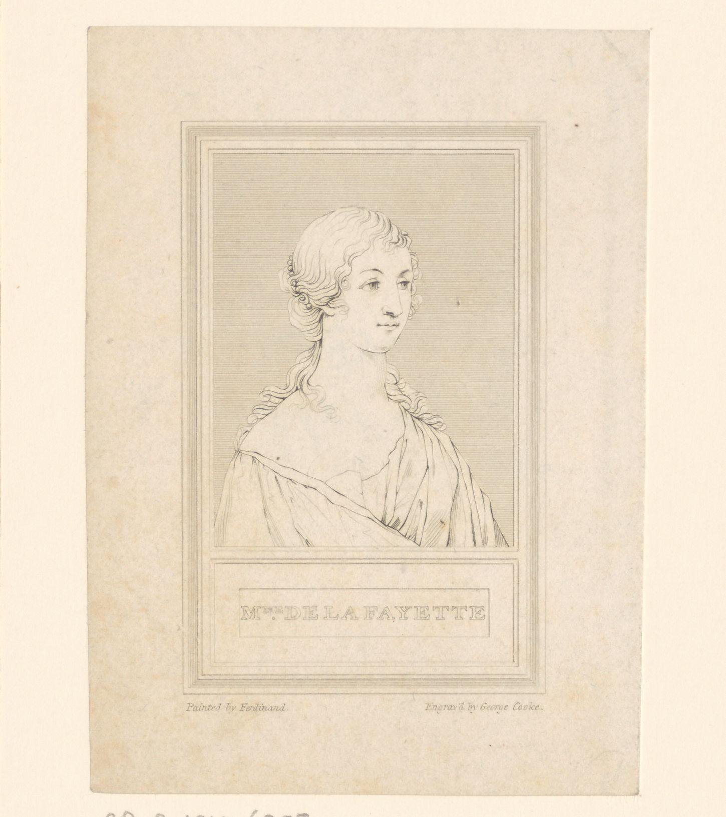 Portret van Louise de la Fayette