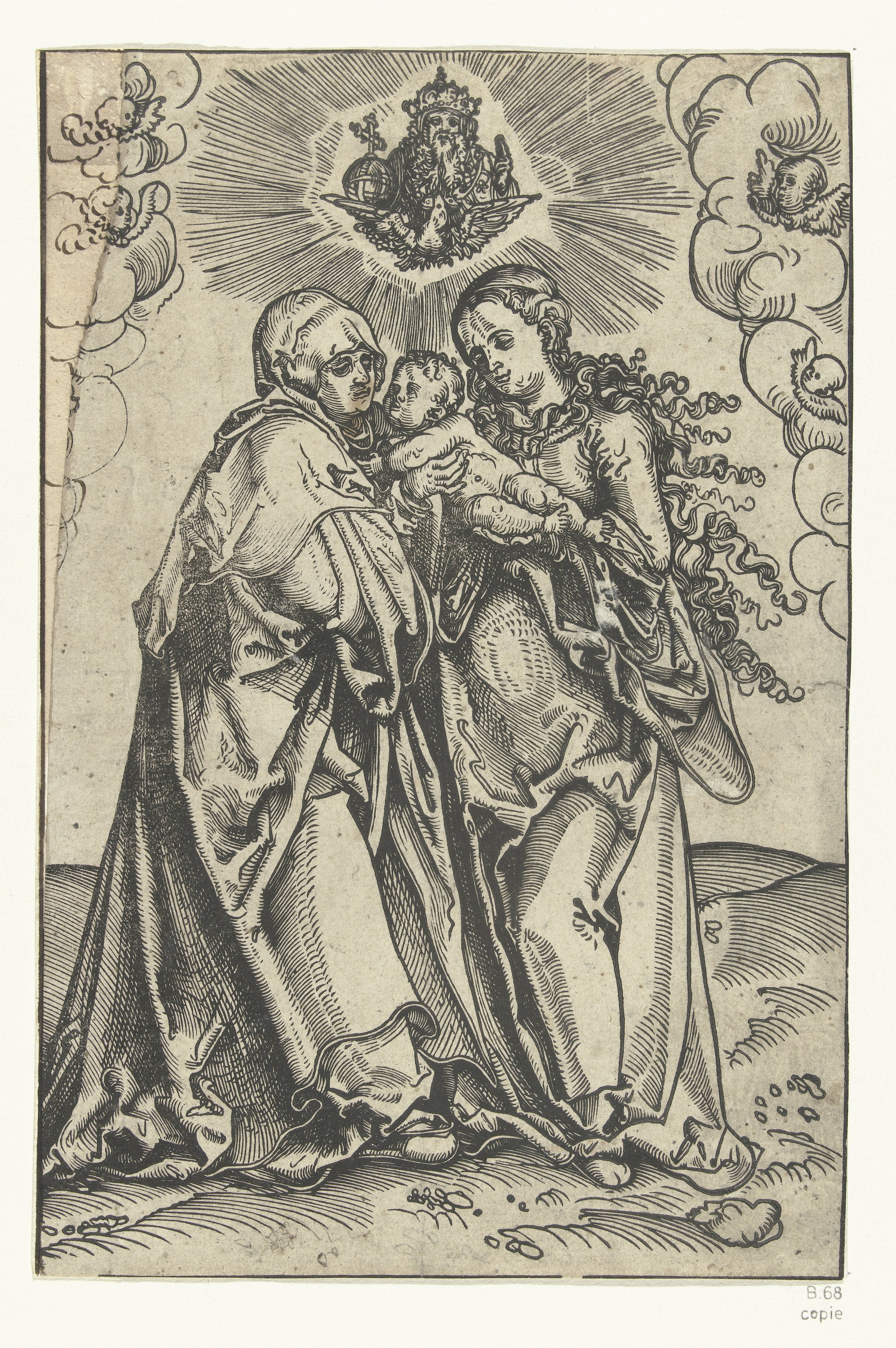 Maria met Kind en Heilige Anna en Drieëenheid