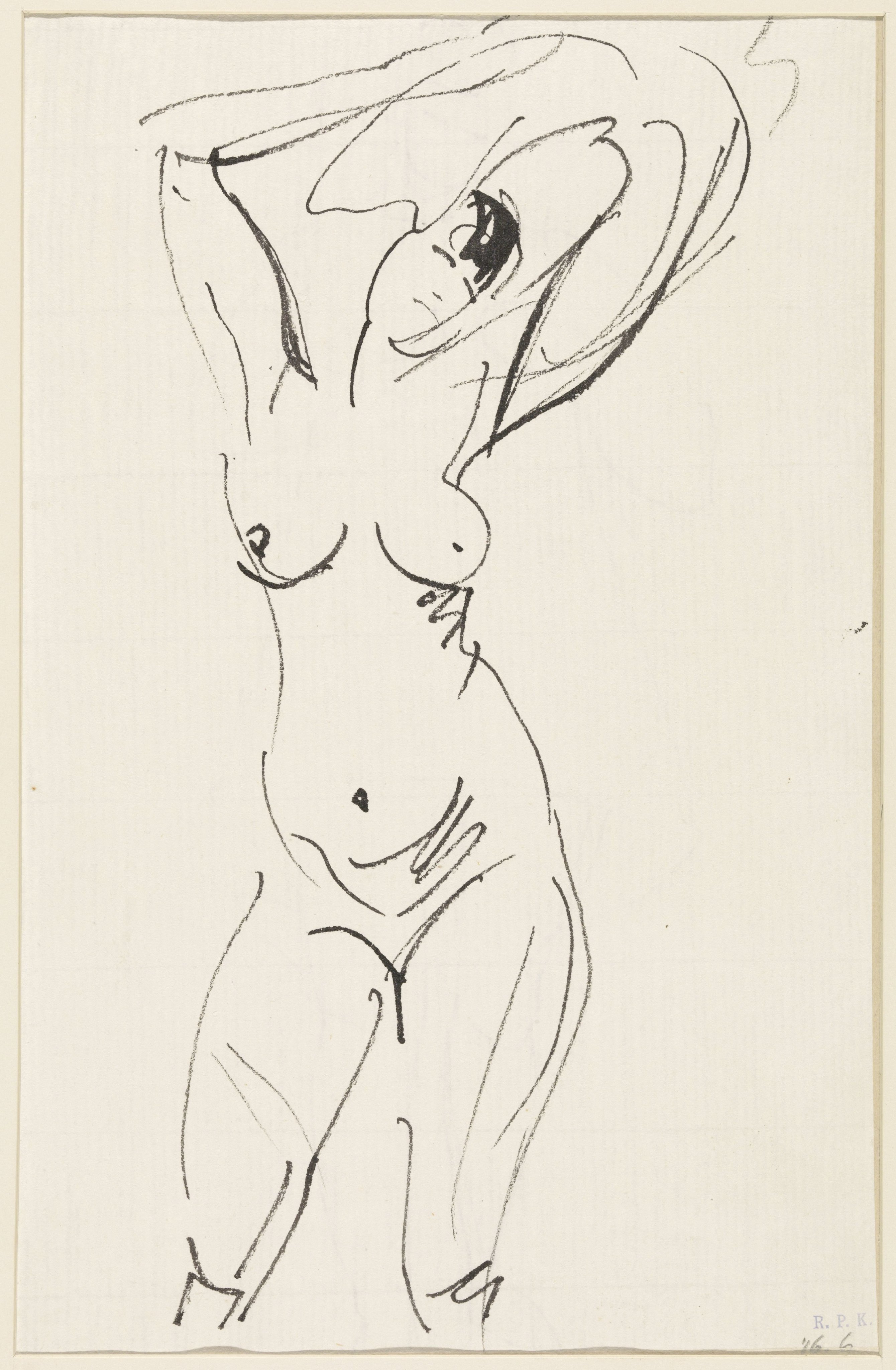 Standing Female Nude