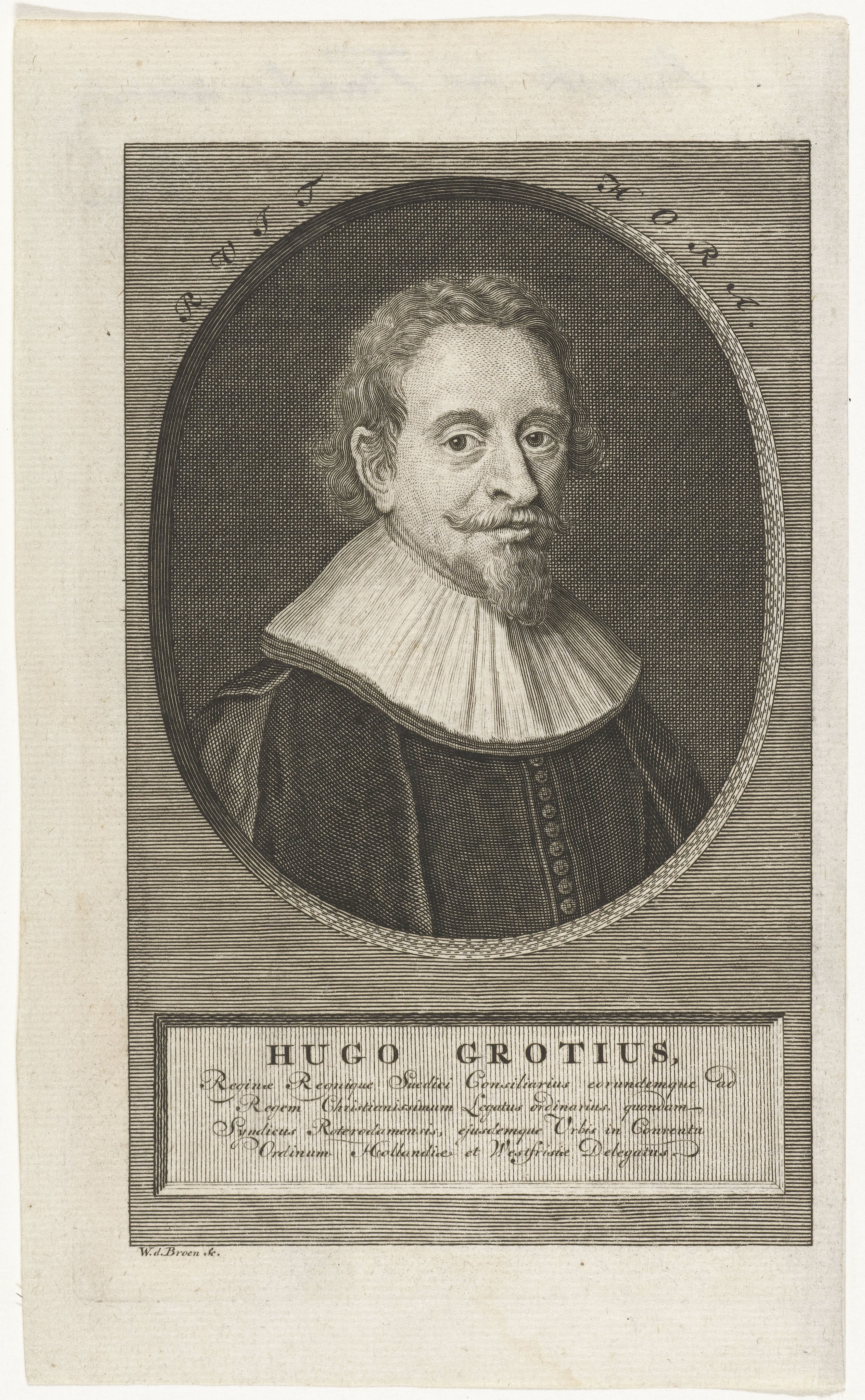 Portret van Hugo de Groot