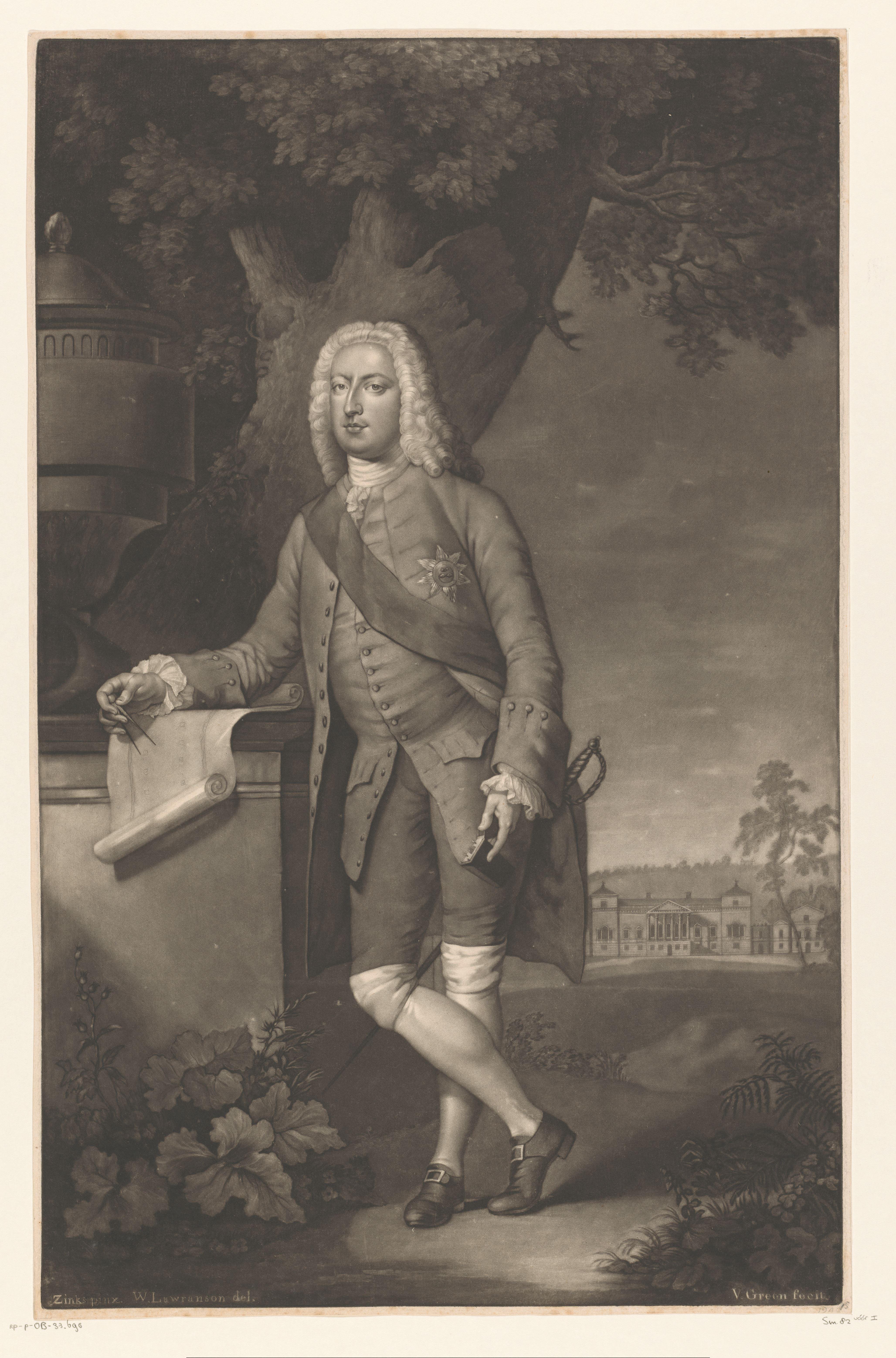 Portret van Thomas Coke