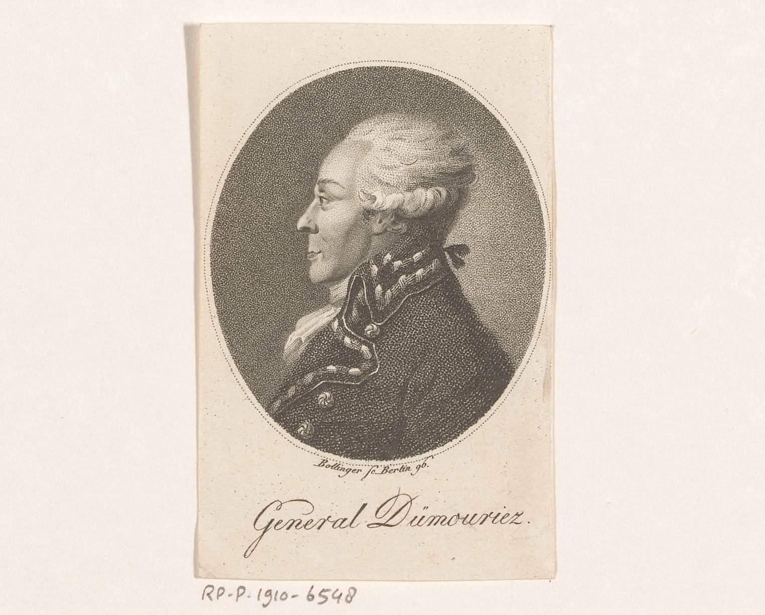 Portret van Charles François Dumouriez
