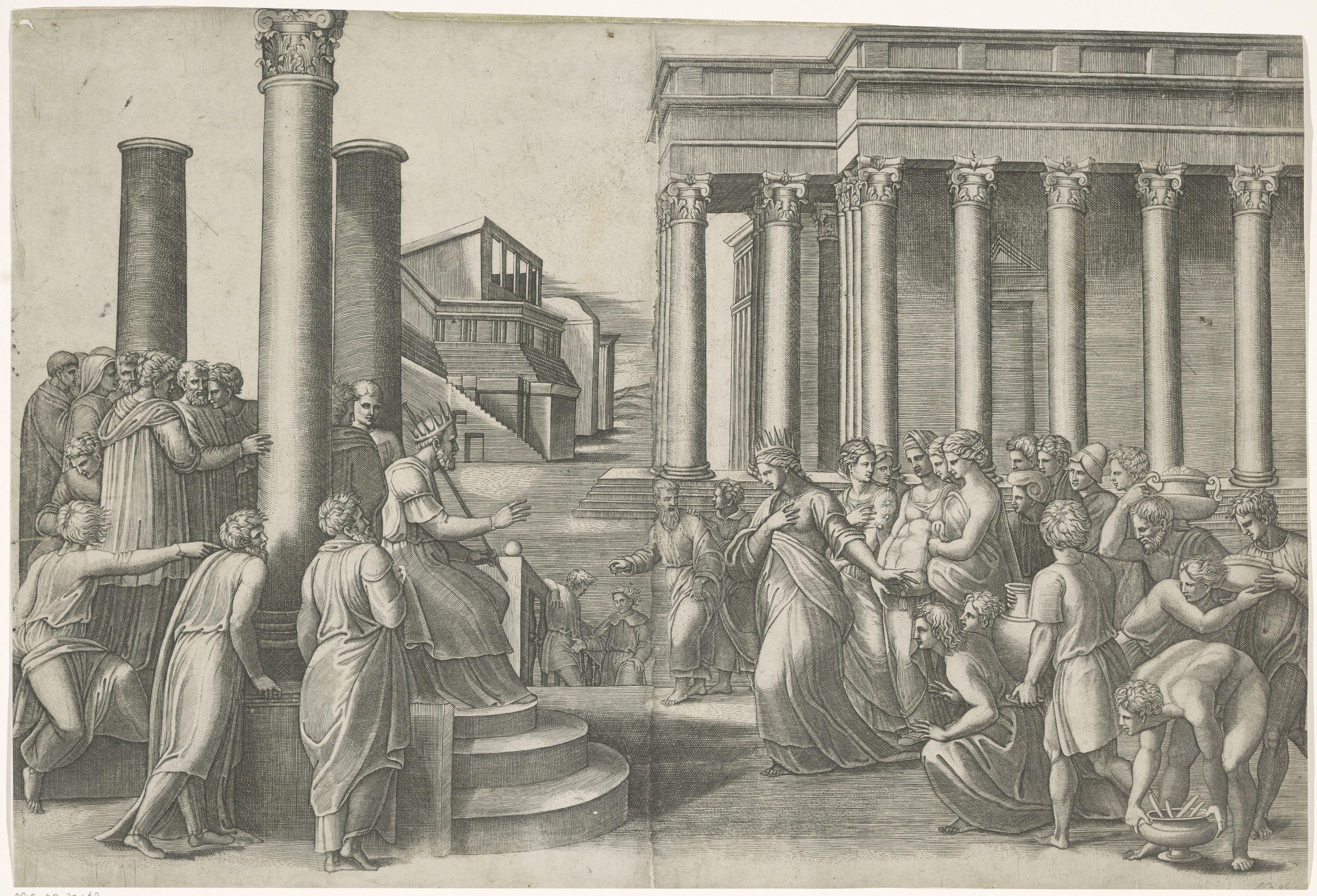 Salomo en de koningin van Seba