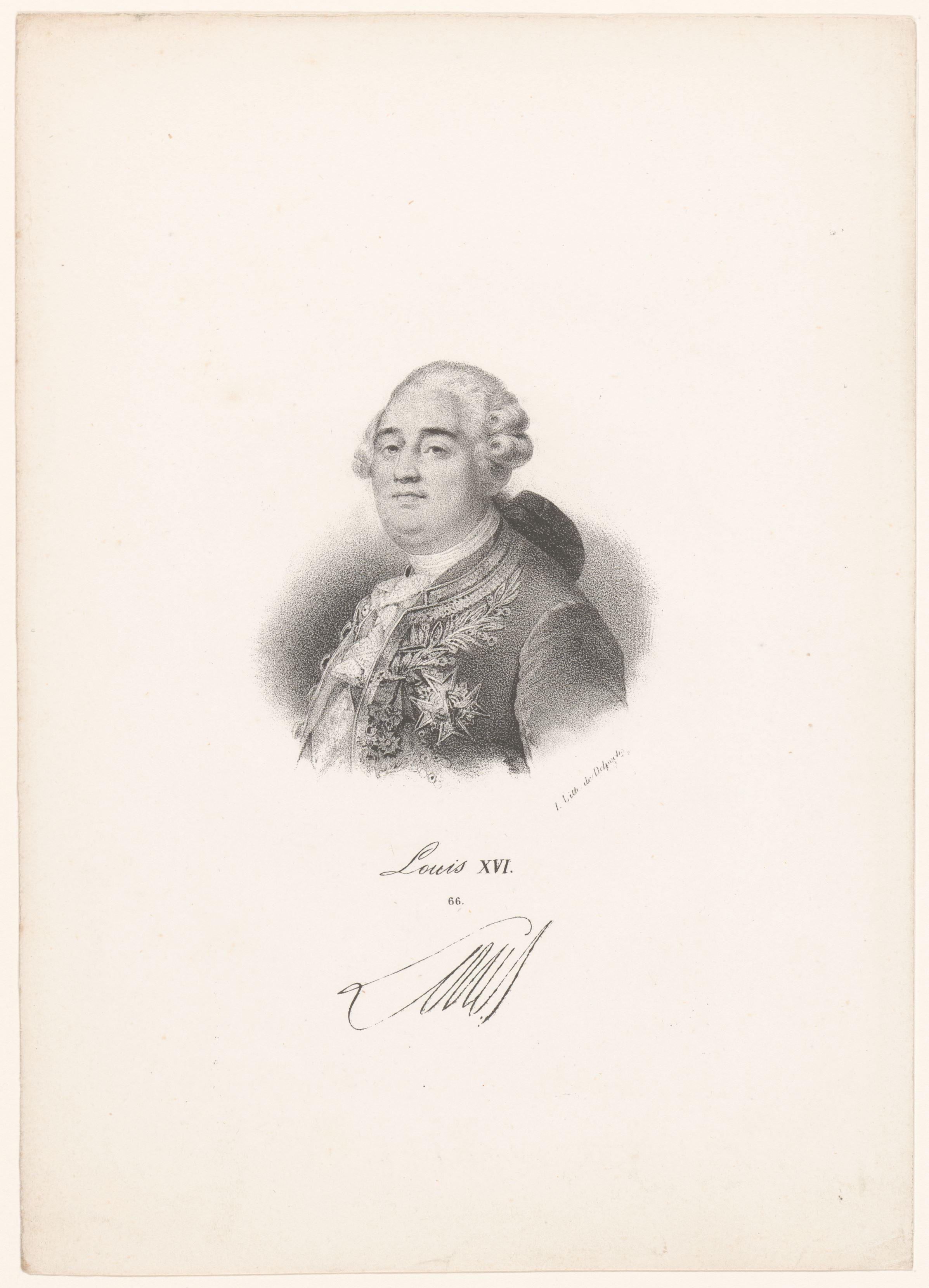 Portret van Lodewijk XVI van Frankrijk