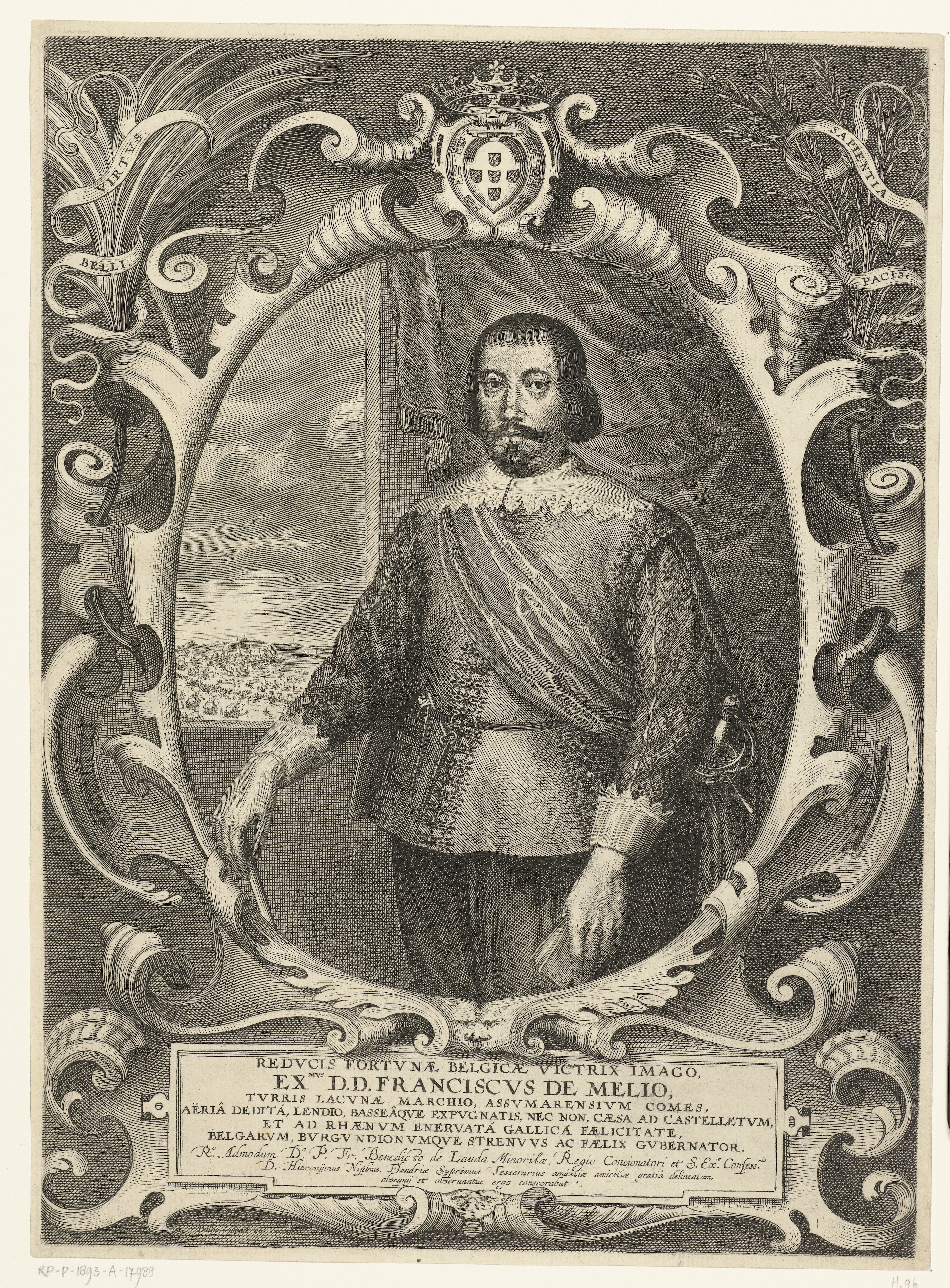 Portret van Francisco de Melo