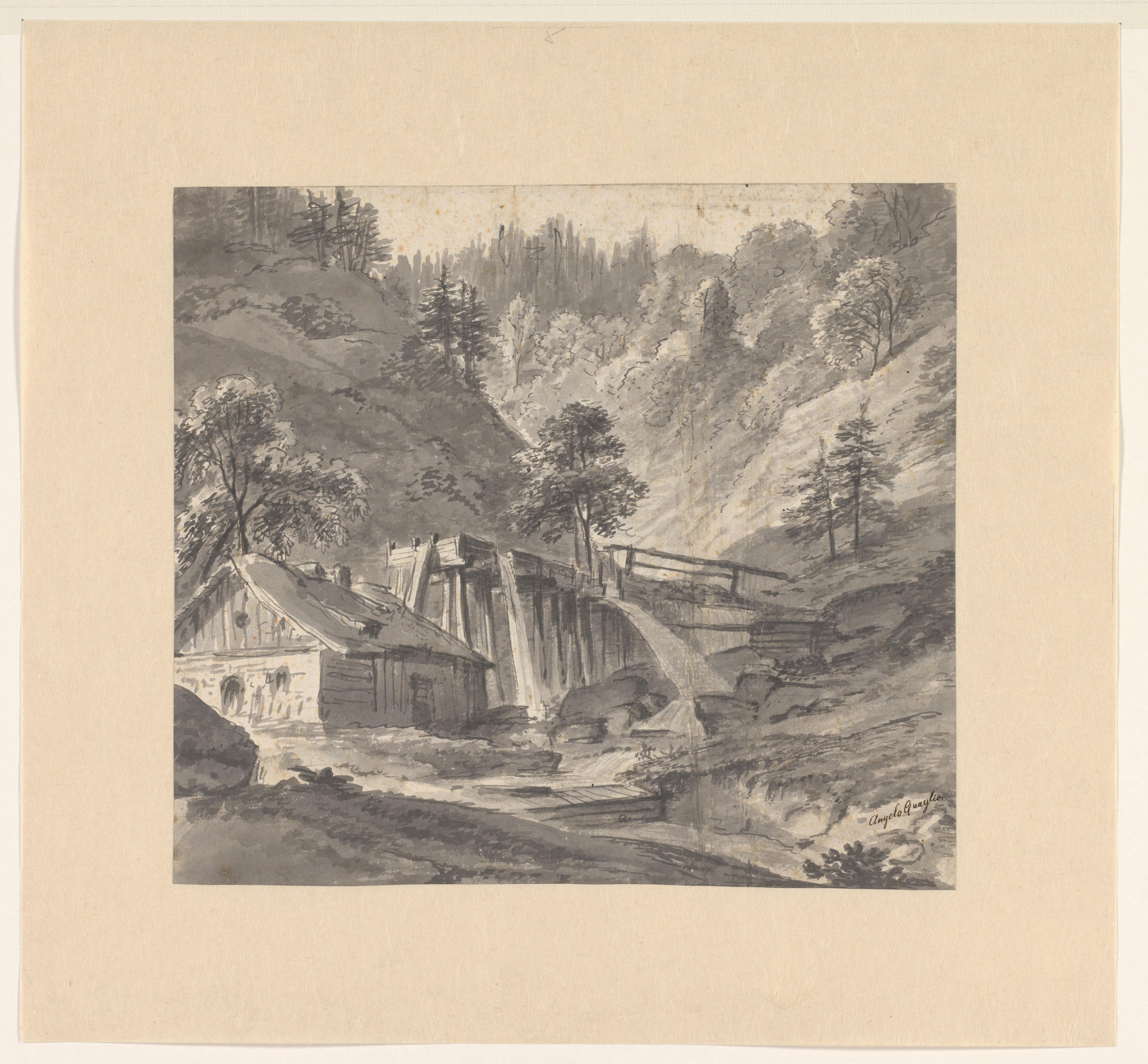 Waterval in de bergen
