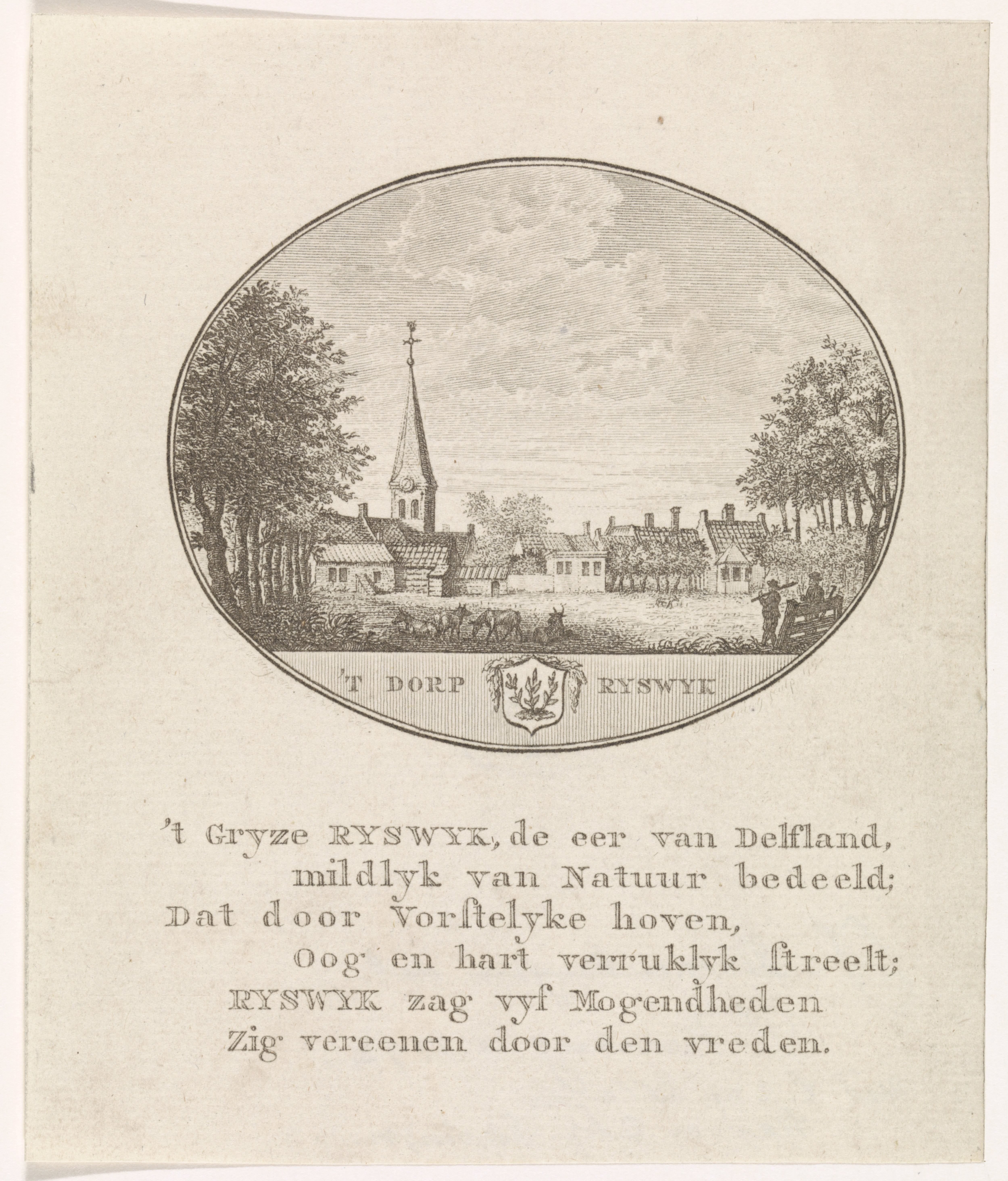Gezicht op Rijswijk