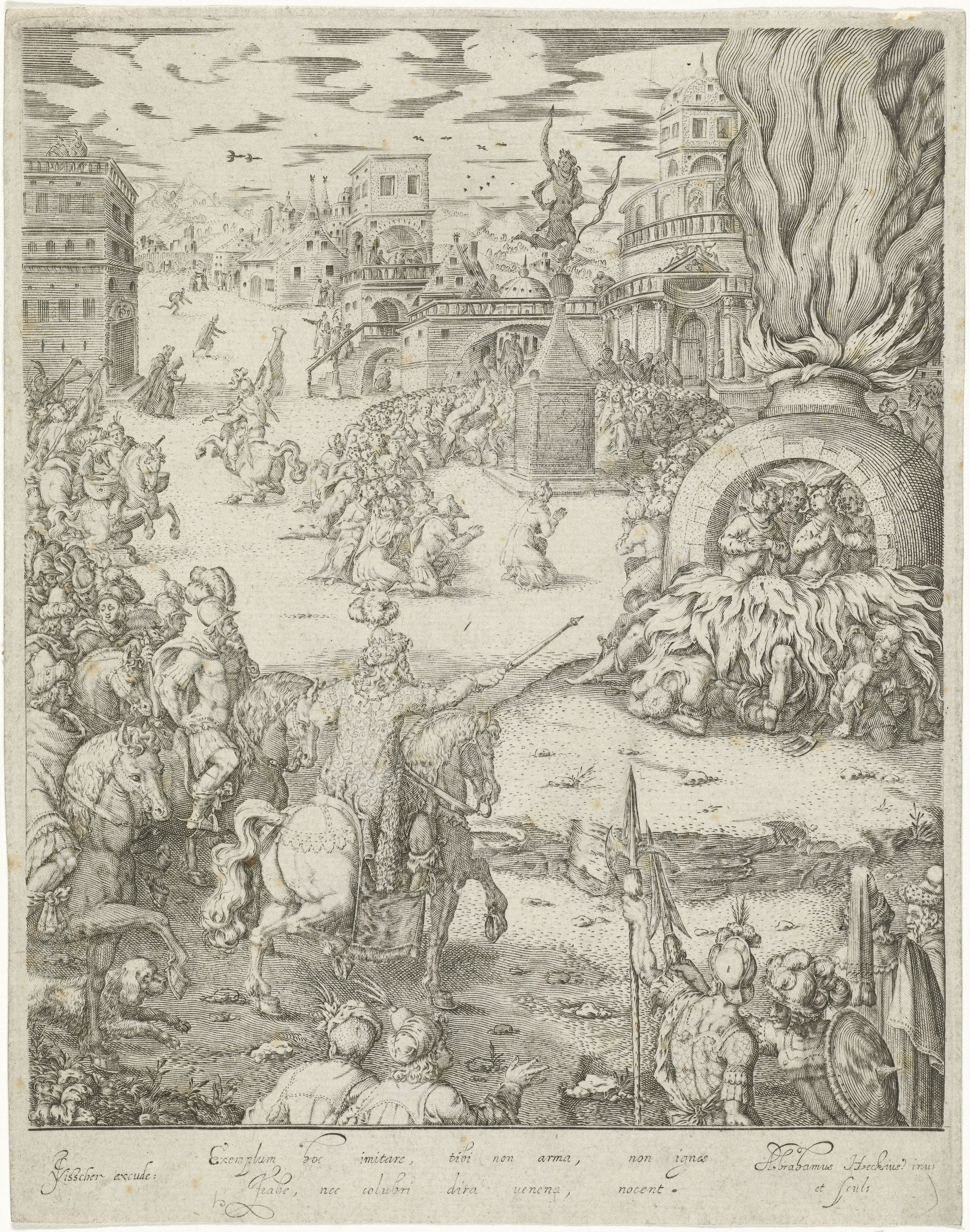 Shadrach, Meshach en Abednego in de vurige oven