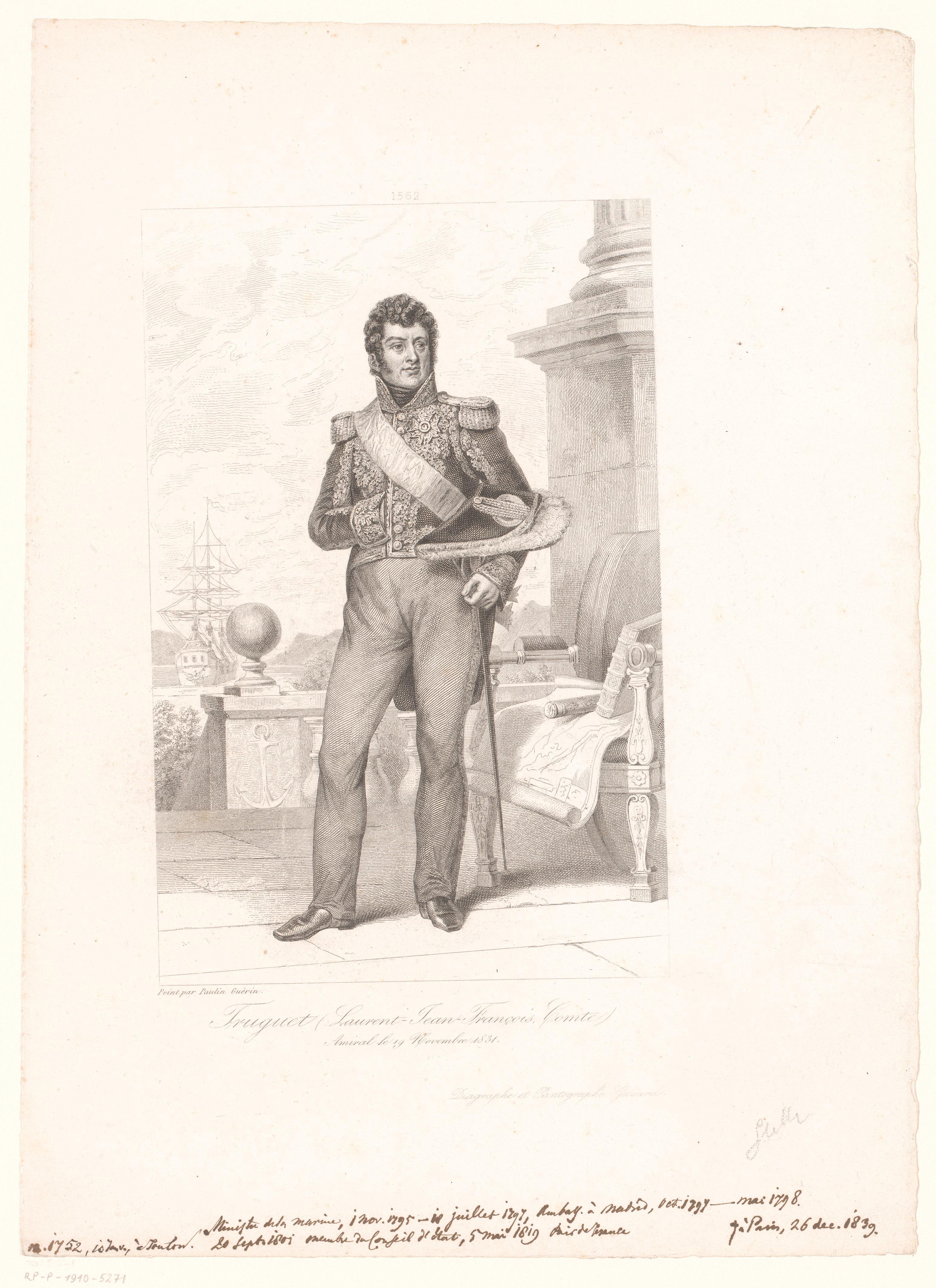 Portret van Laurent Jean François Truguet