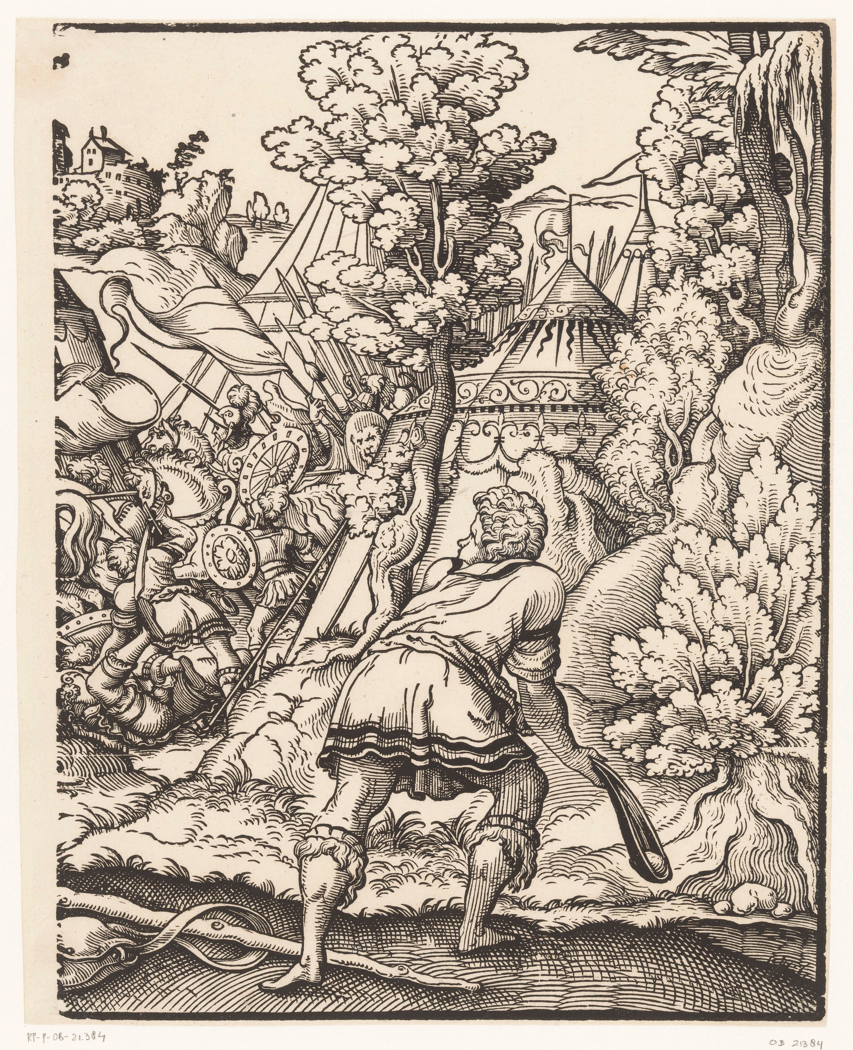David en Goliath (rechterhelft)