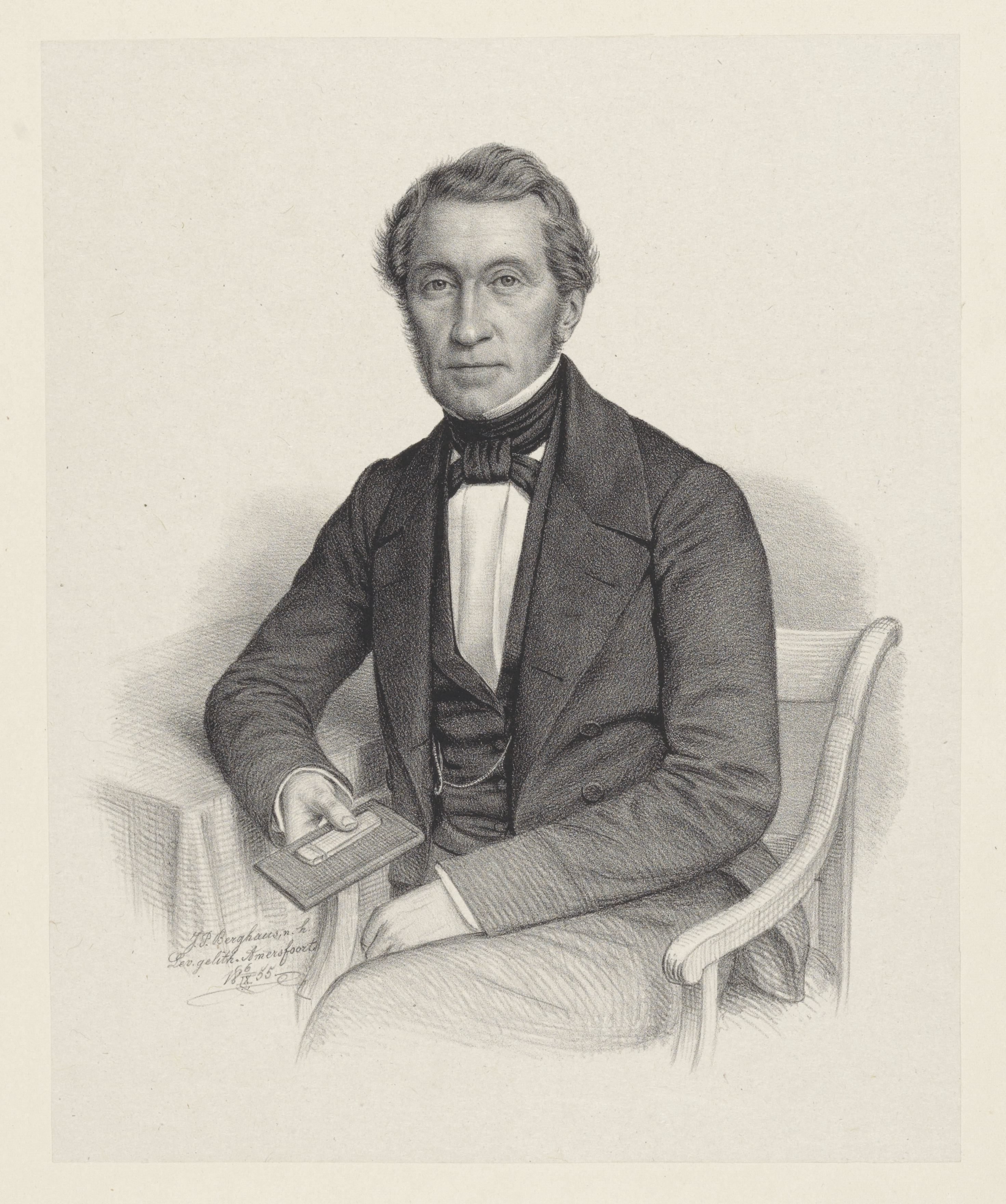 Portret van A. van der Leeuw