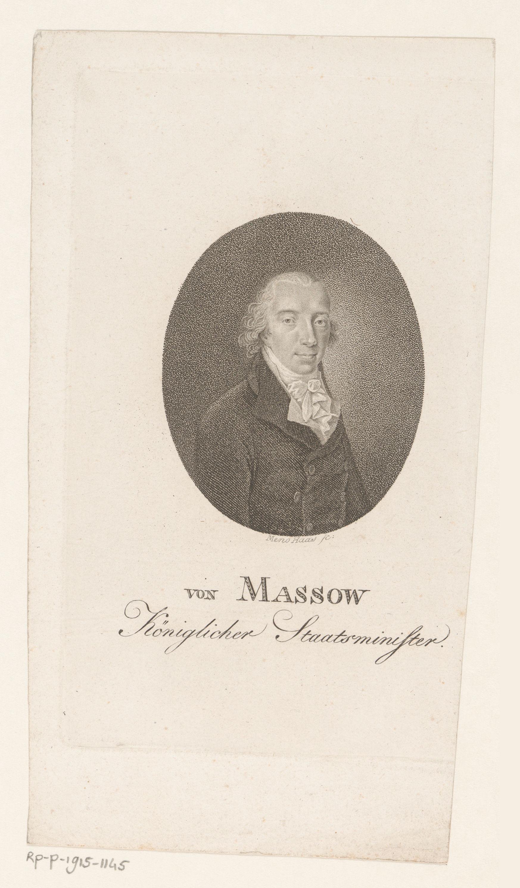 Portret van Julius Eberhard von Massow