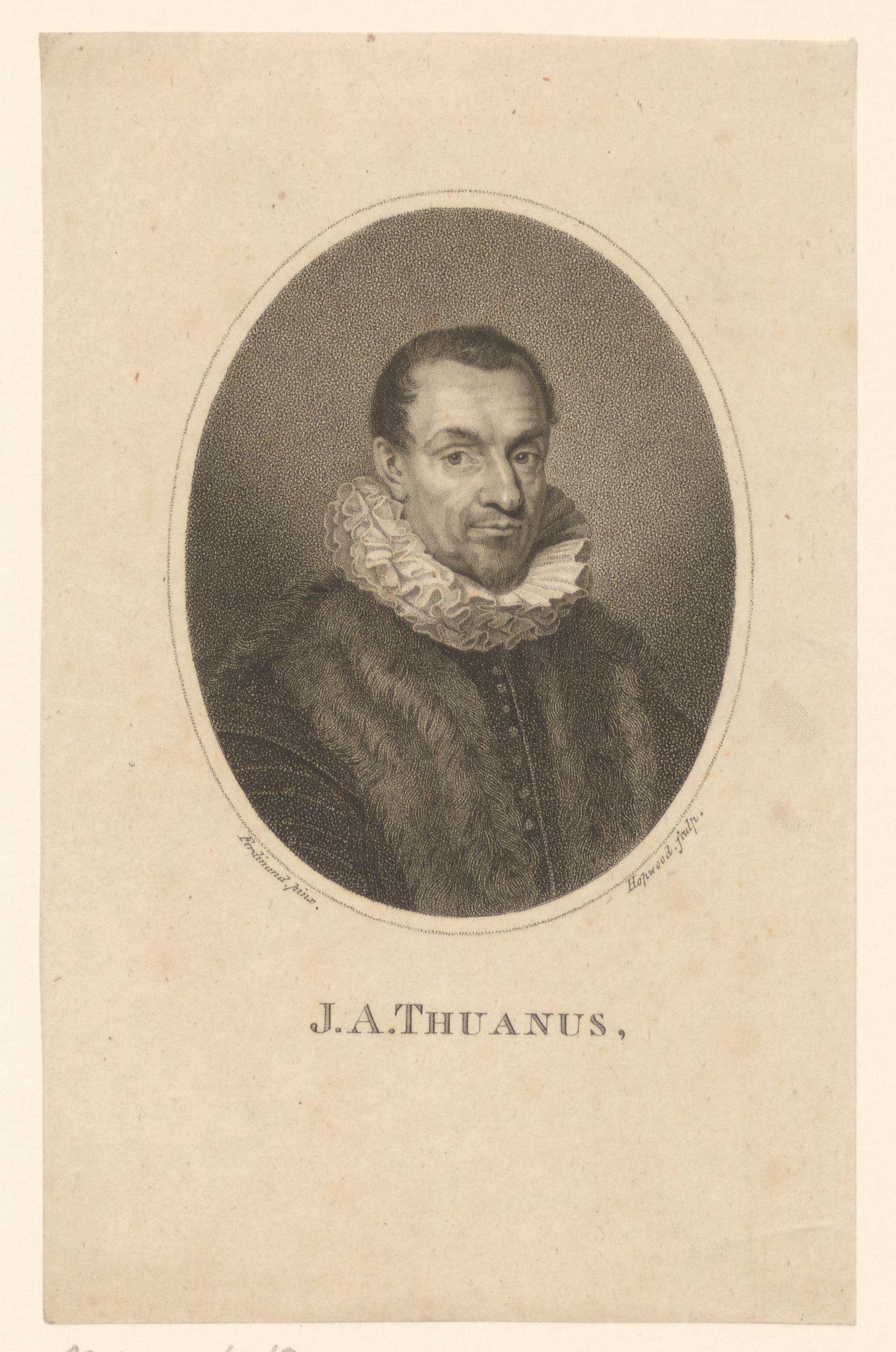 Portret van Jacques-Auguste de Thou