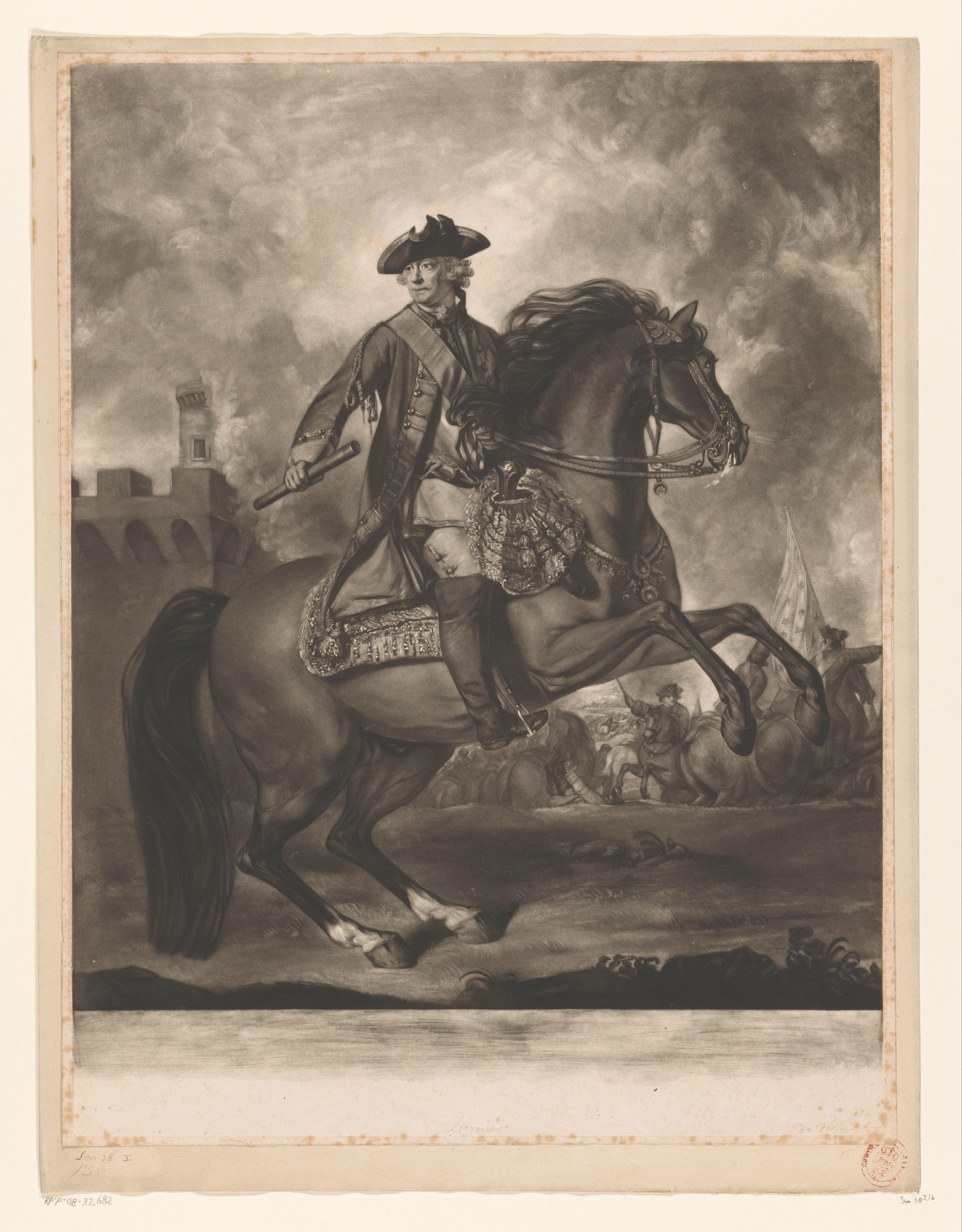 Ruiterportret van John Ligonier