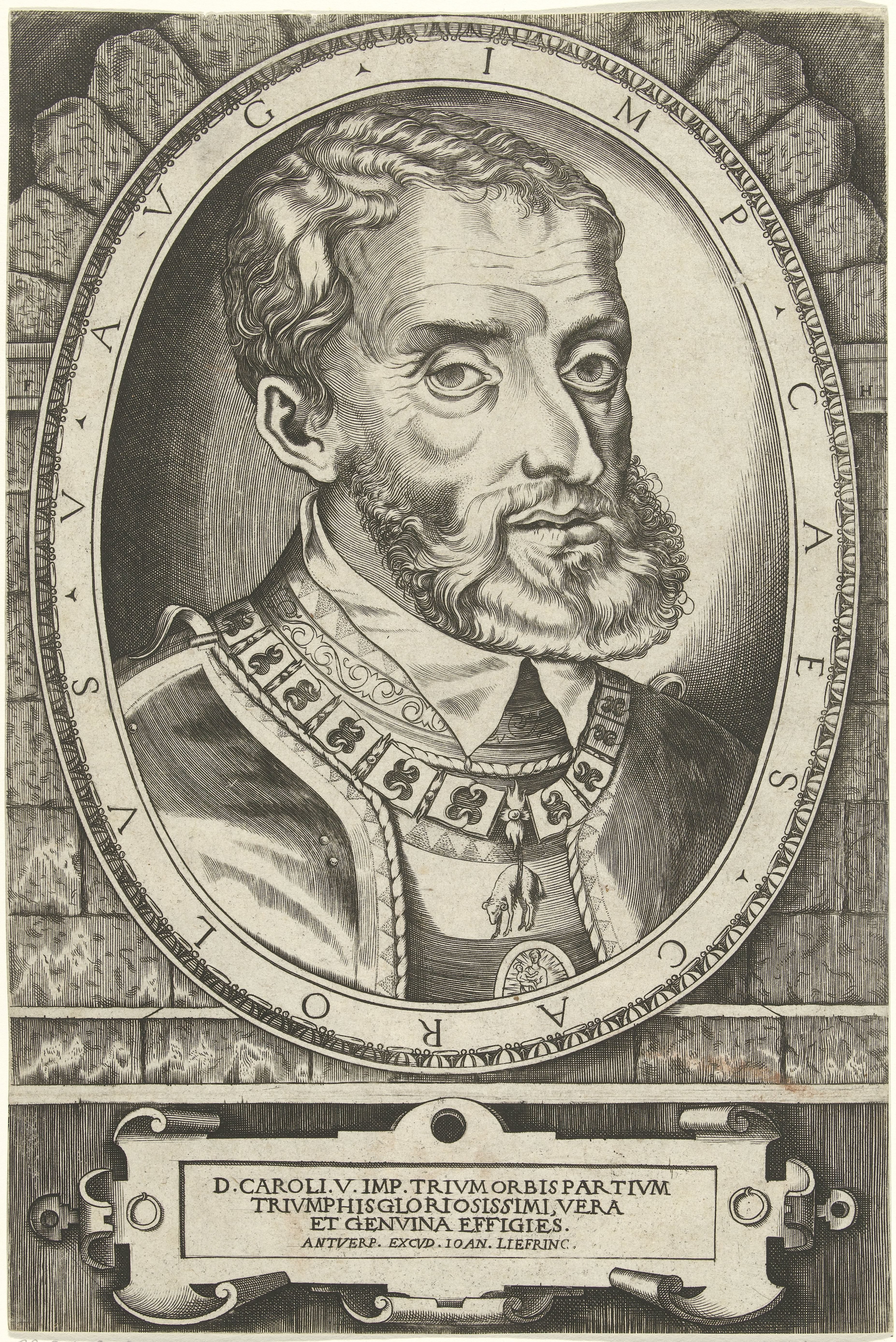 Portret van keizer Karel V
