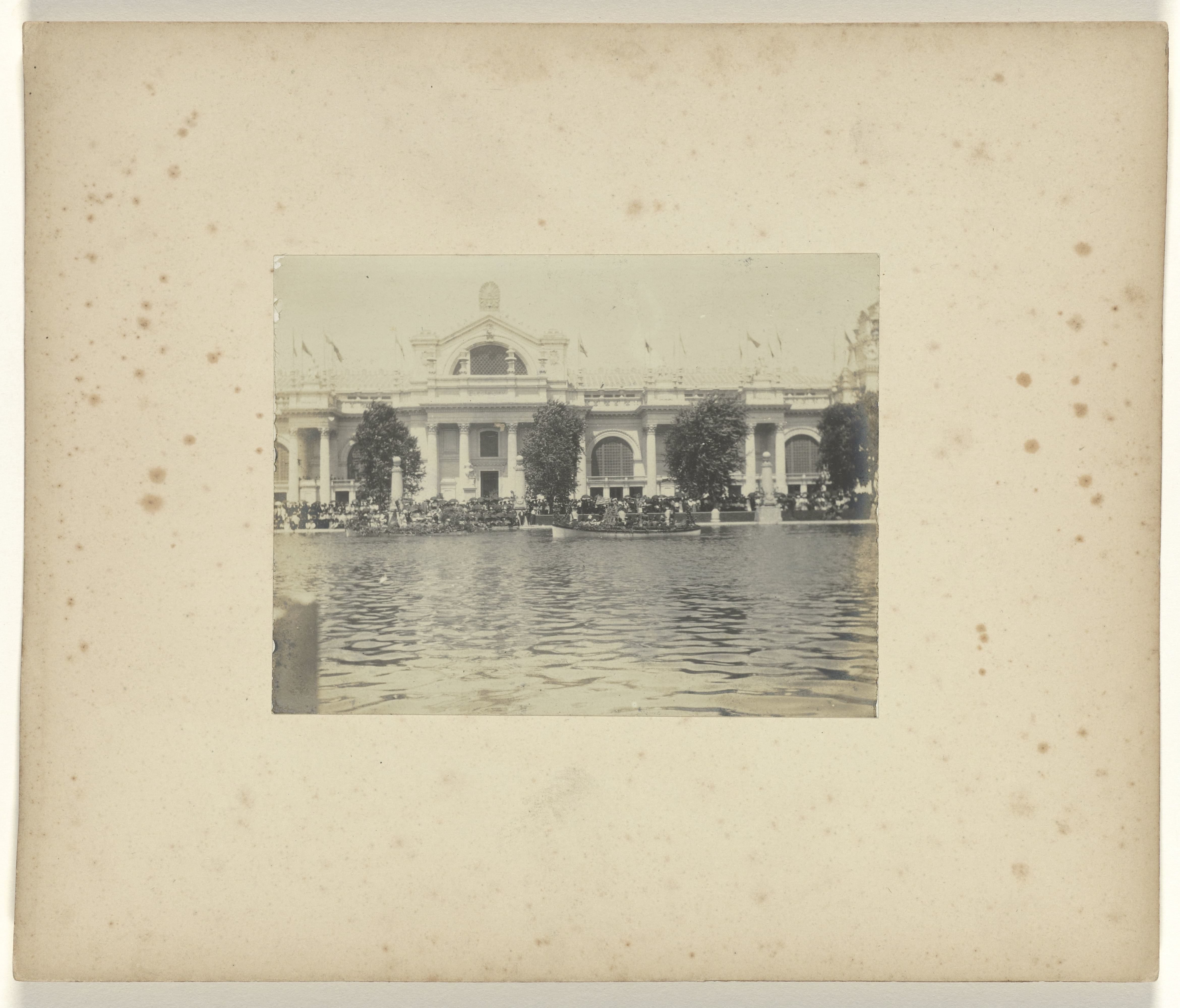 Boot met Spanjaarden op de wereldtentoonstelling in St. Louis (Louisiana Purchase Exposition), 1904