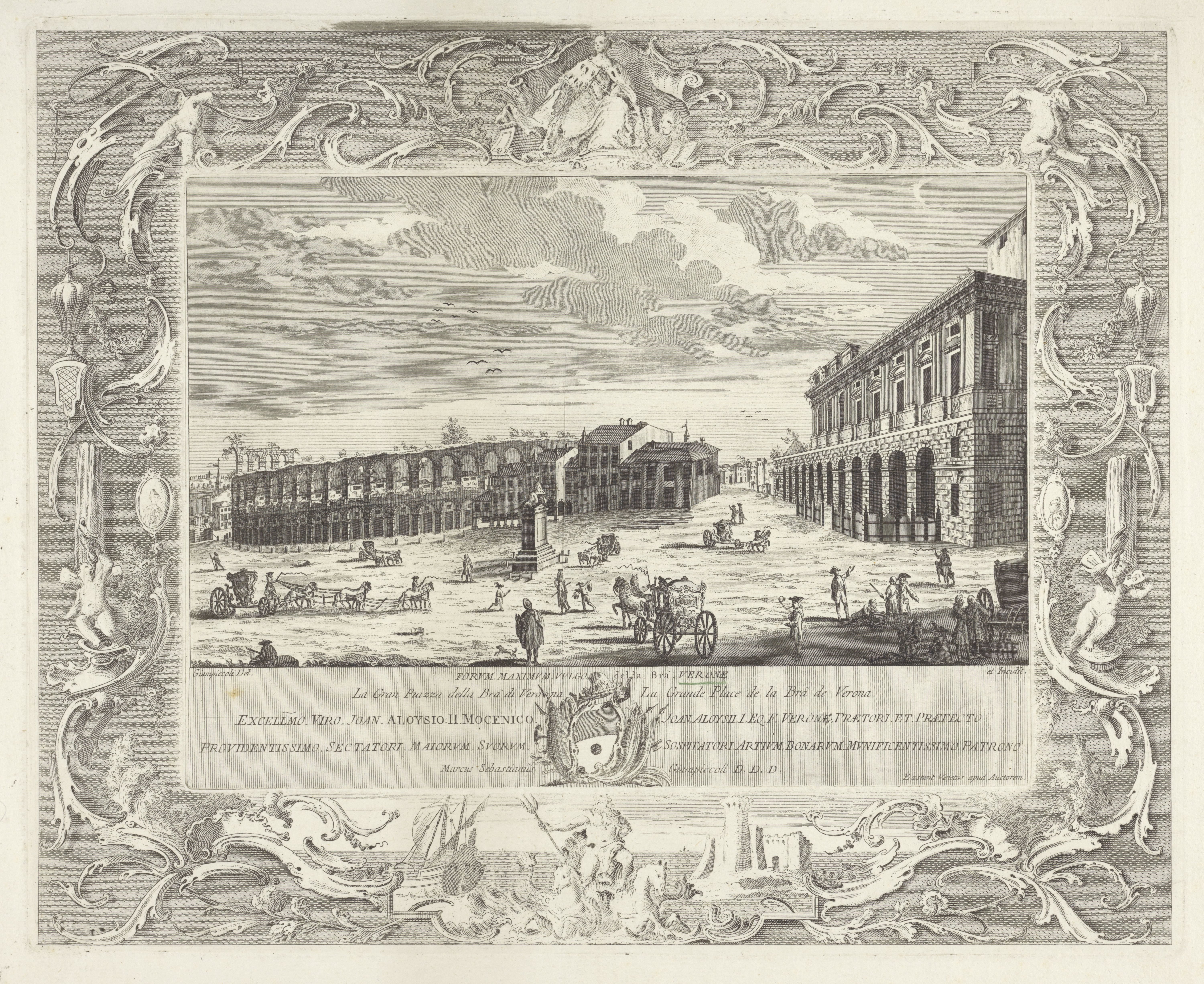 Piazza Bra in Verona