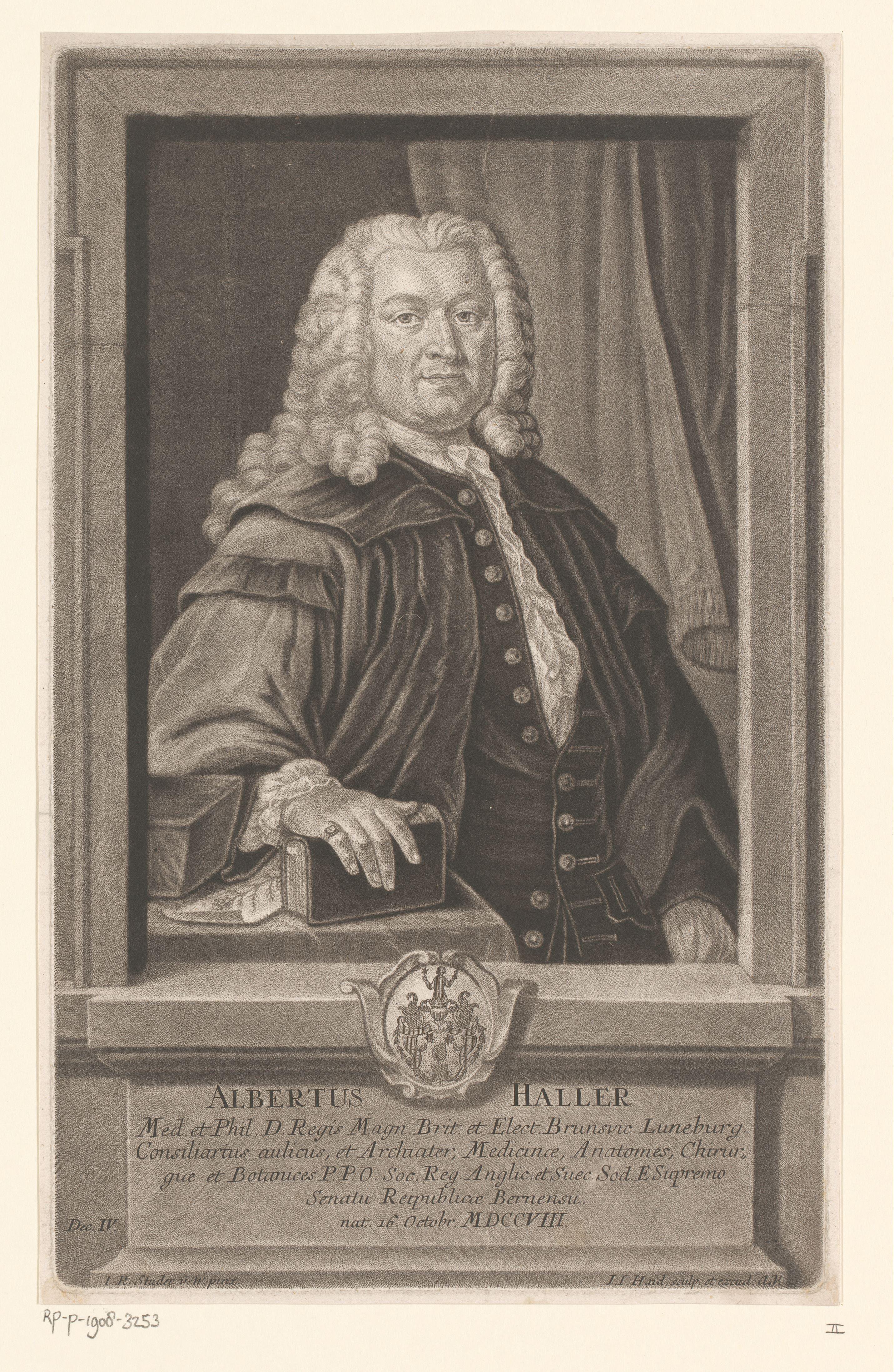 Portret van Albrecht Haller