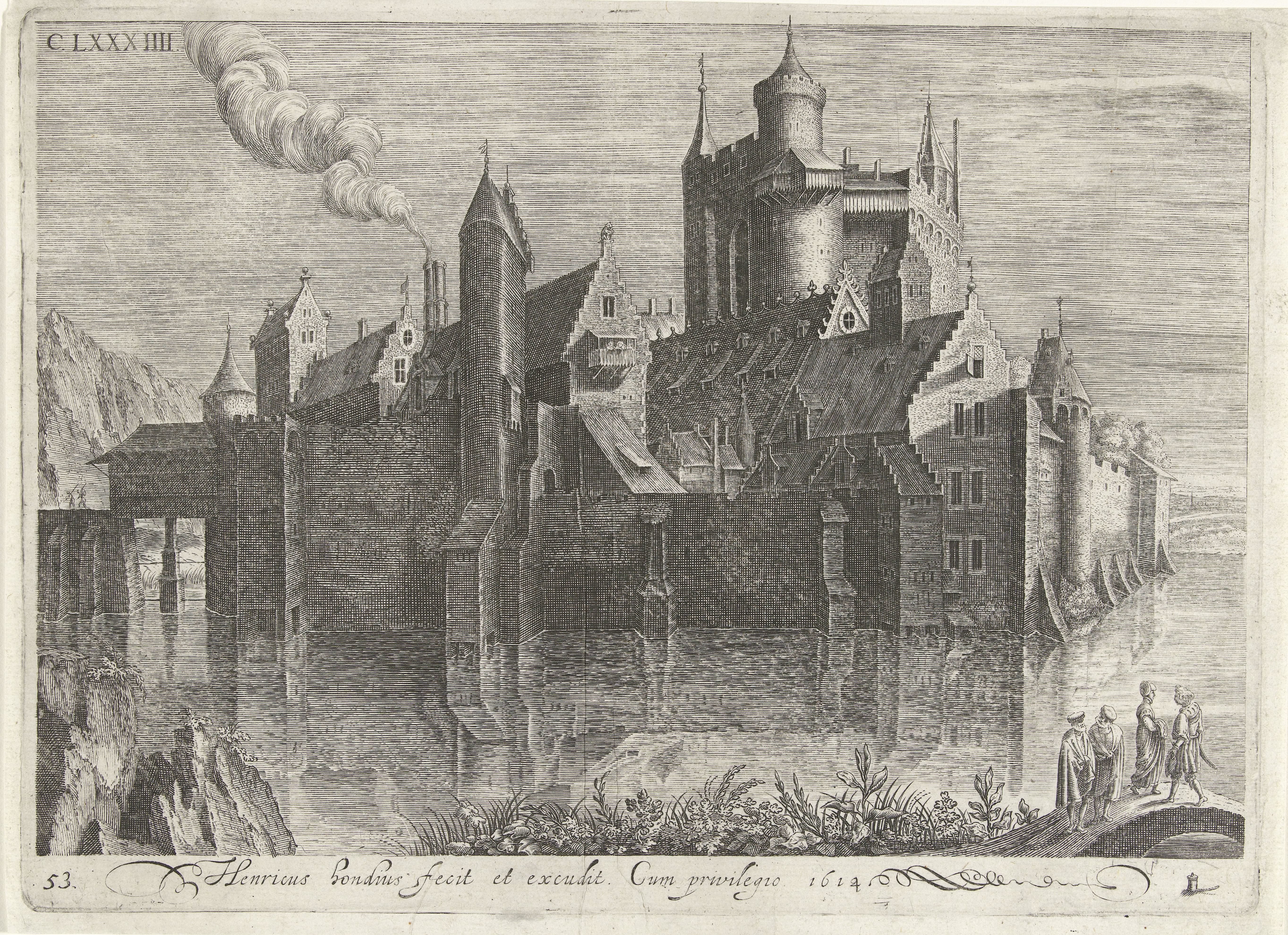 Kasteel aan rivier