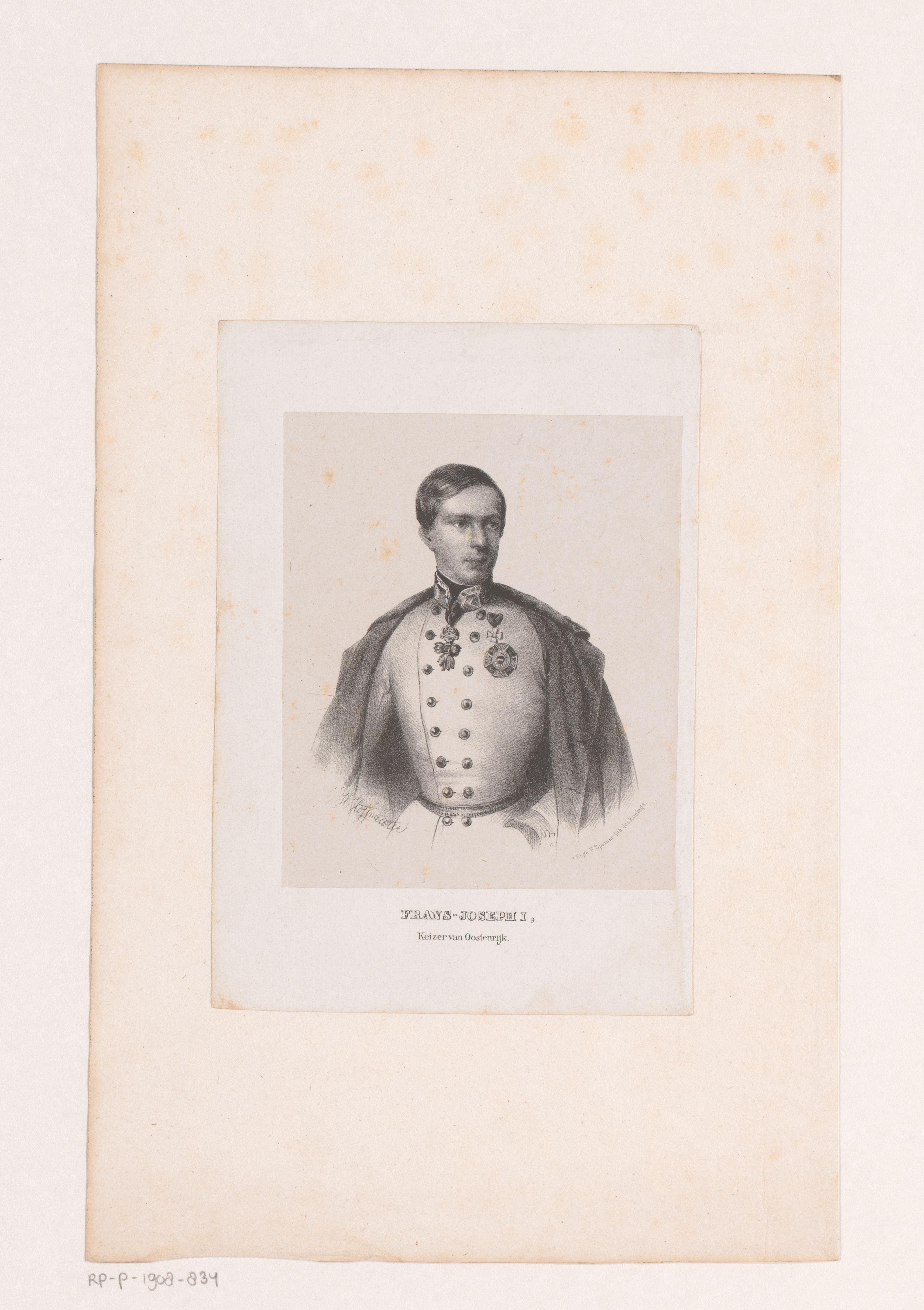 Portret van Frans Jozef I van Oostenrijk
