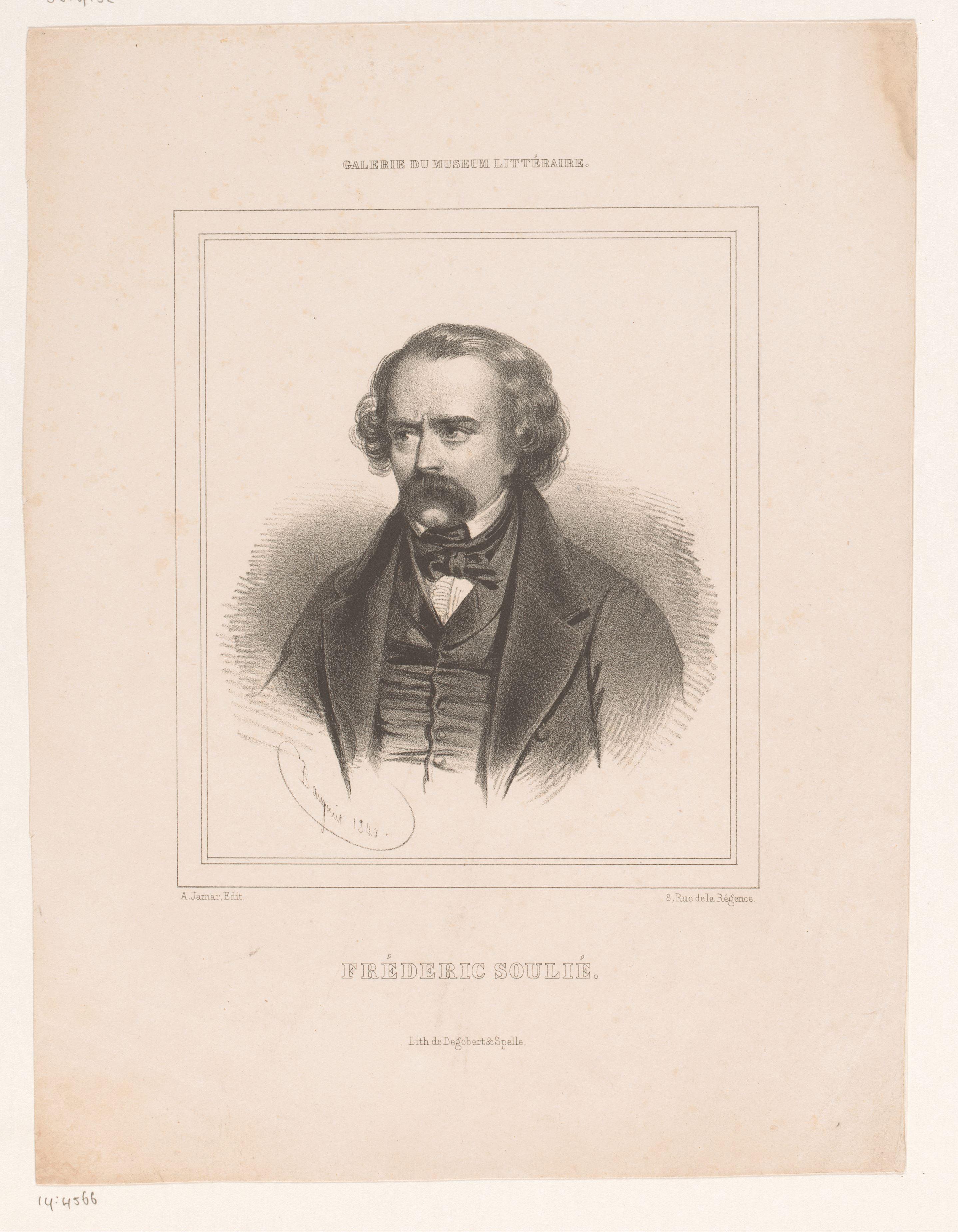 Portret van Frédéric Soulié