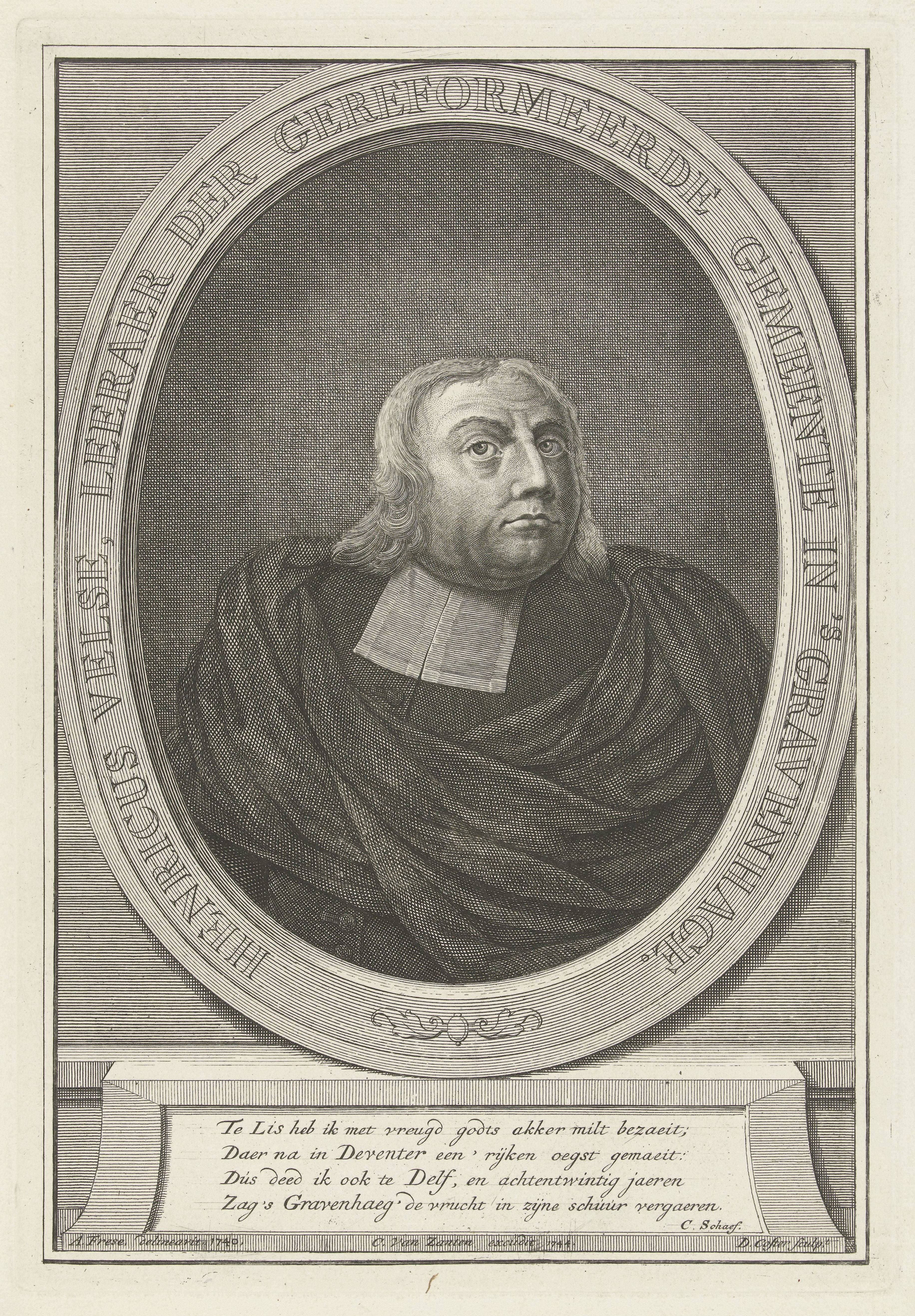 Portret van Henricus Velsen