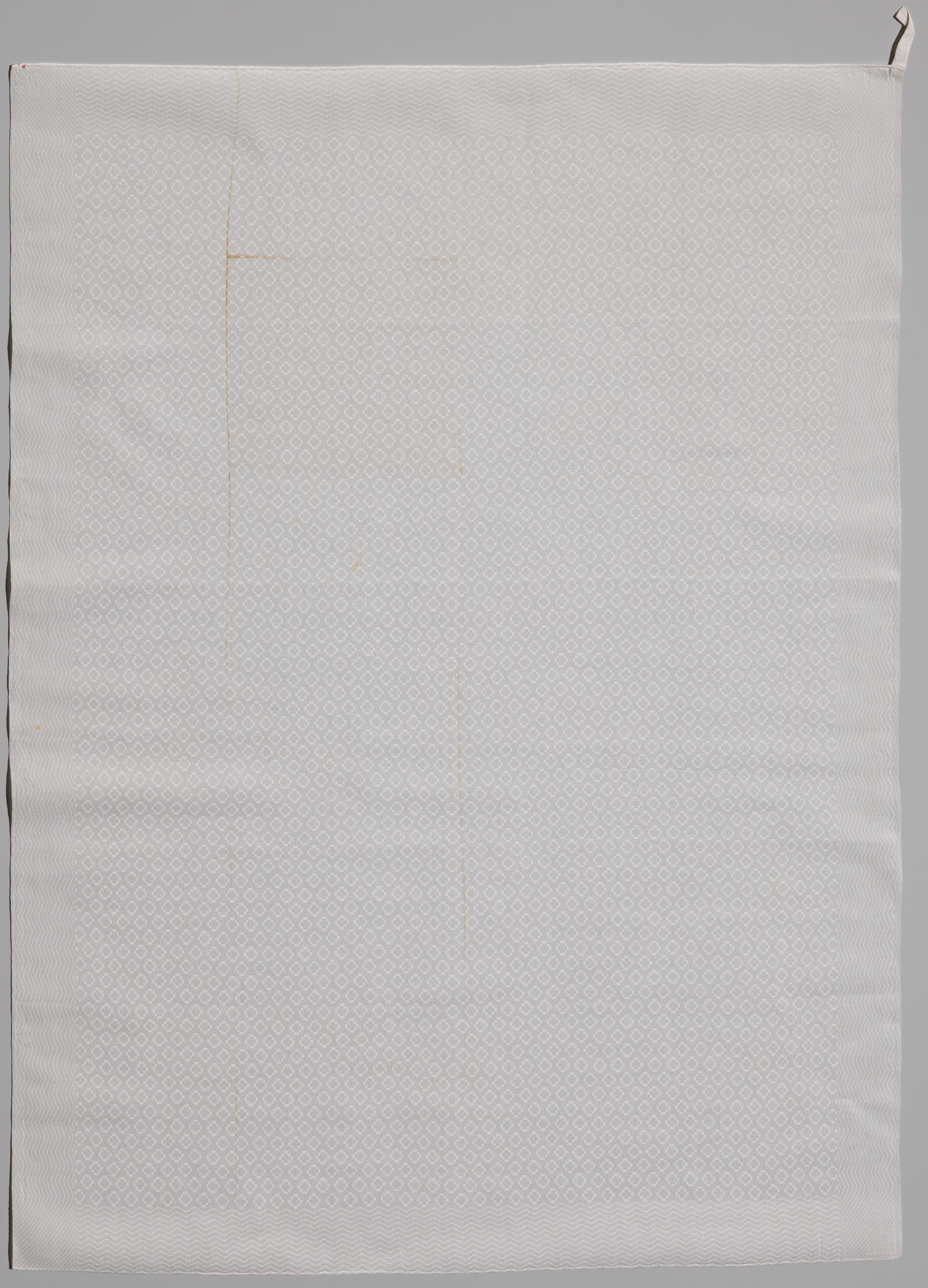 Handdoek van wit linnen