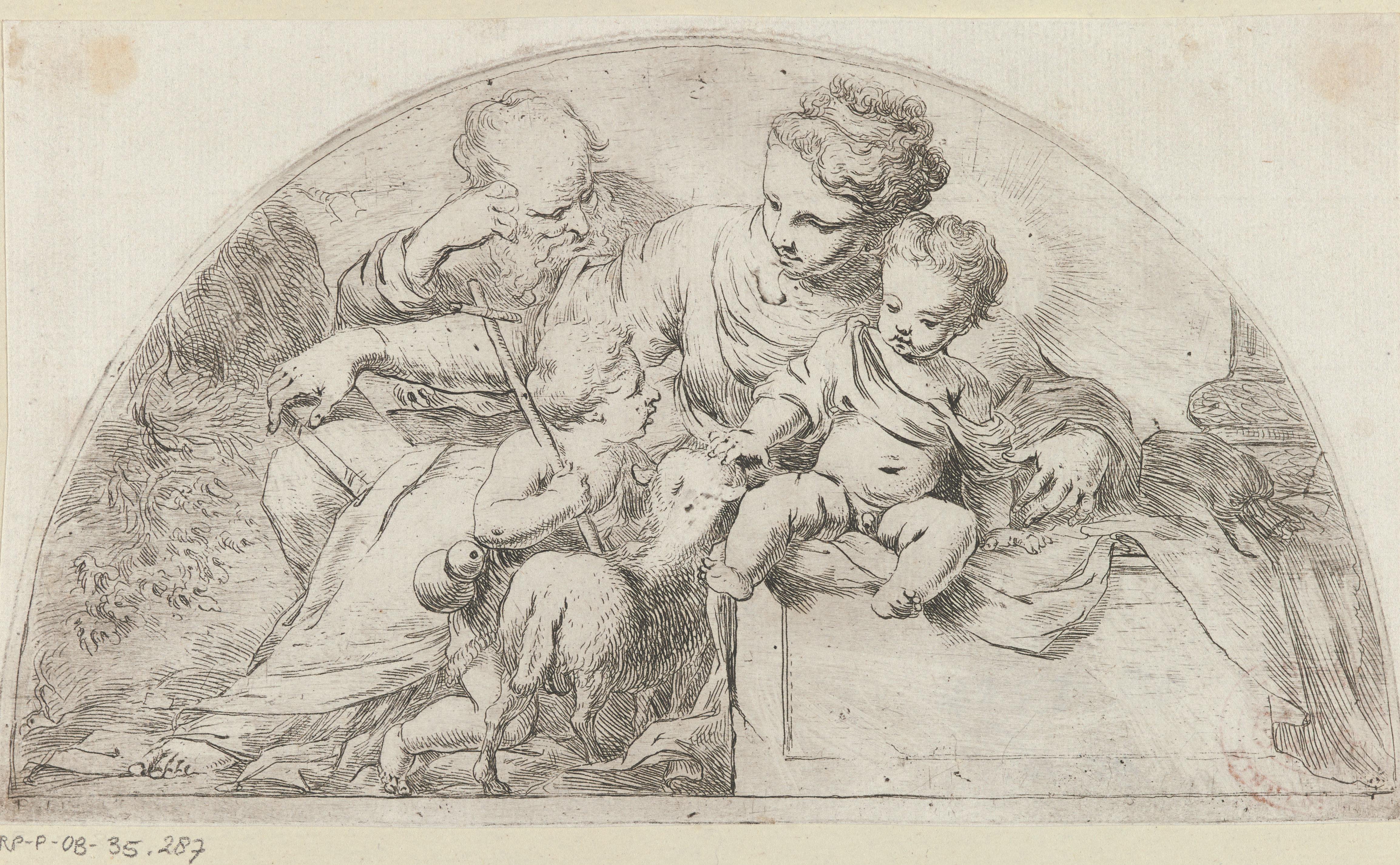 Heilige Familie met de jonge Johannes de Doper