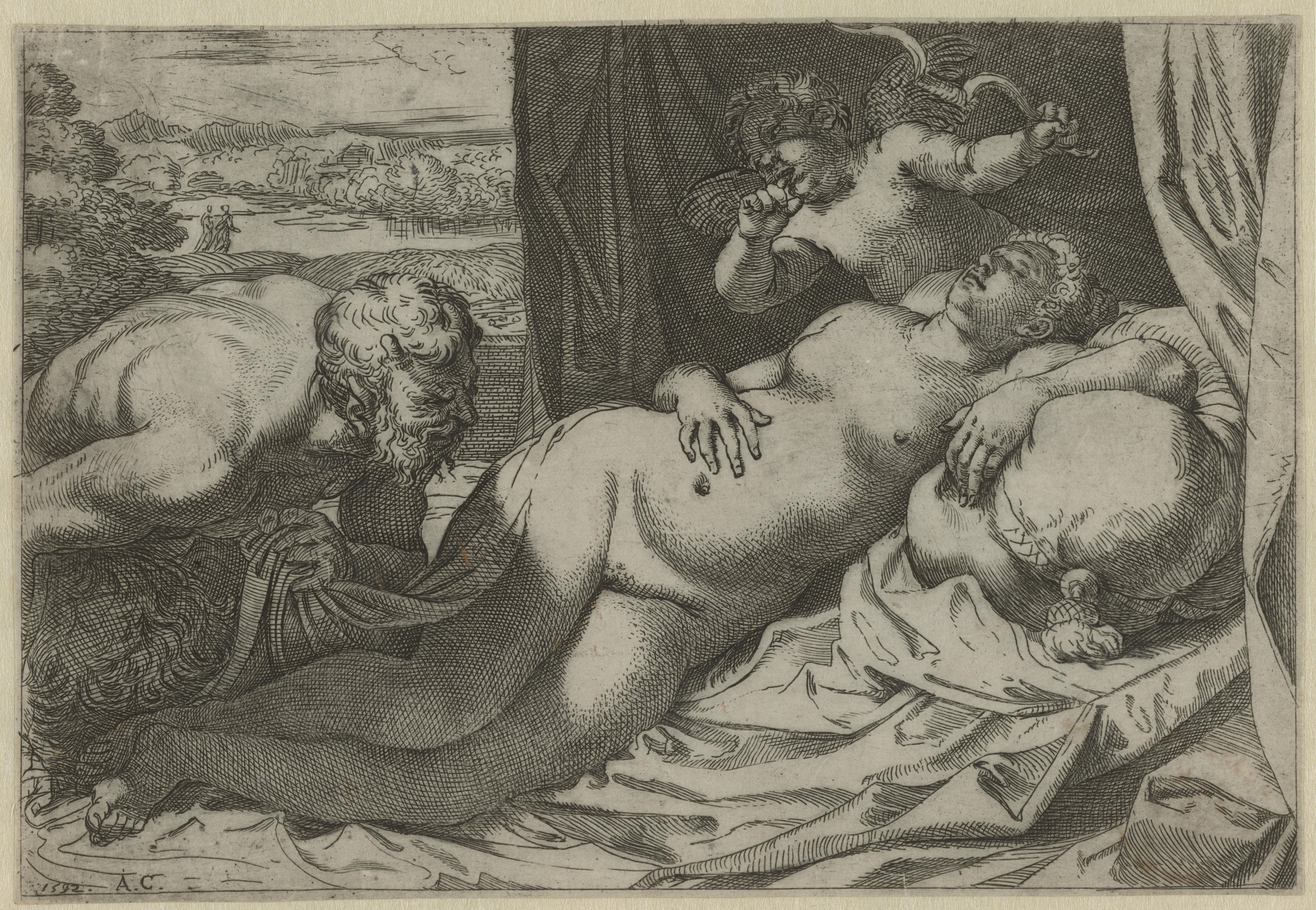 Venus en een sater