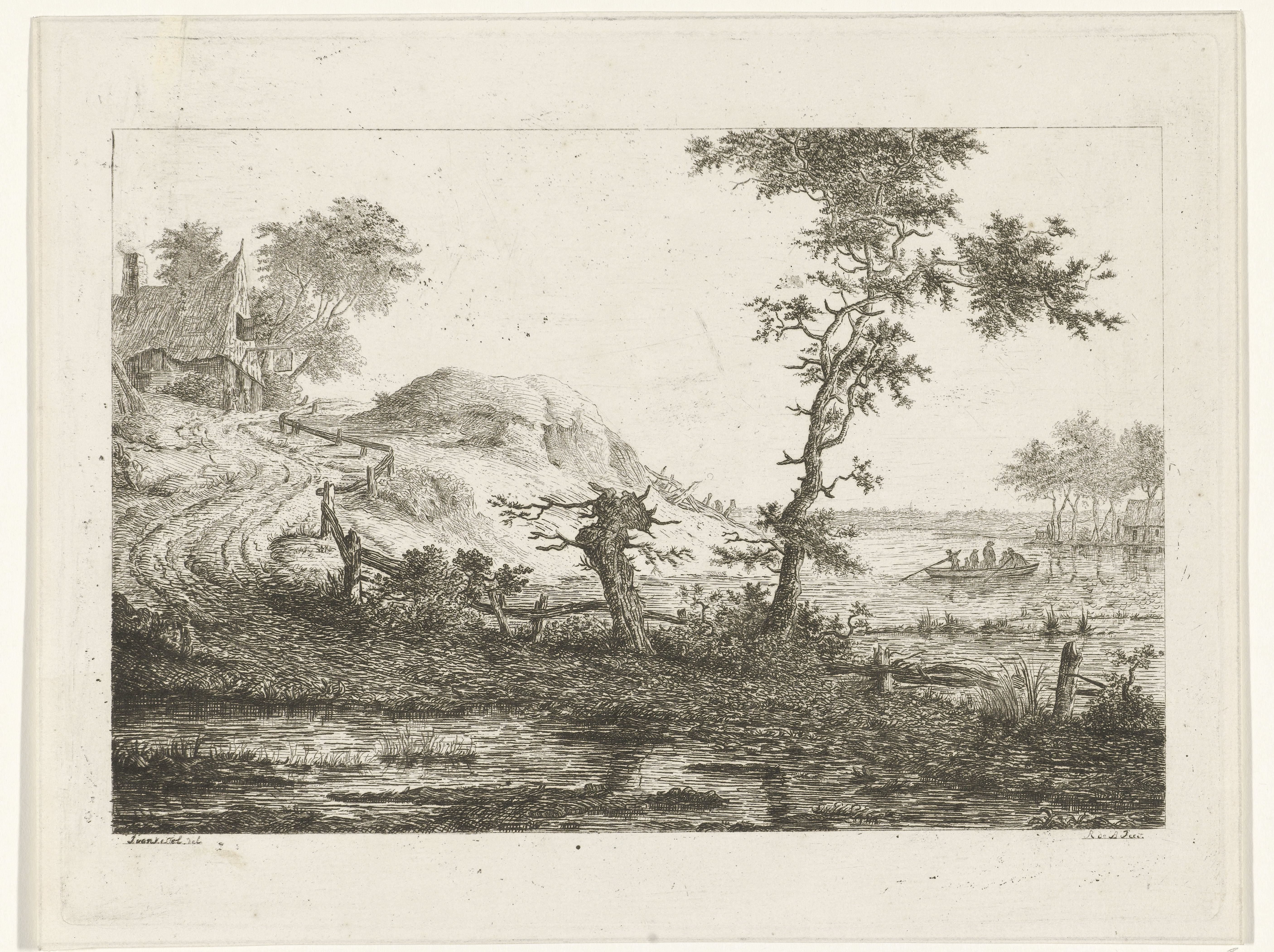 Huis op een heuvel