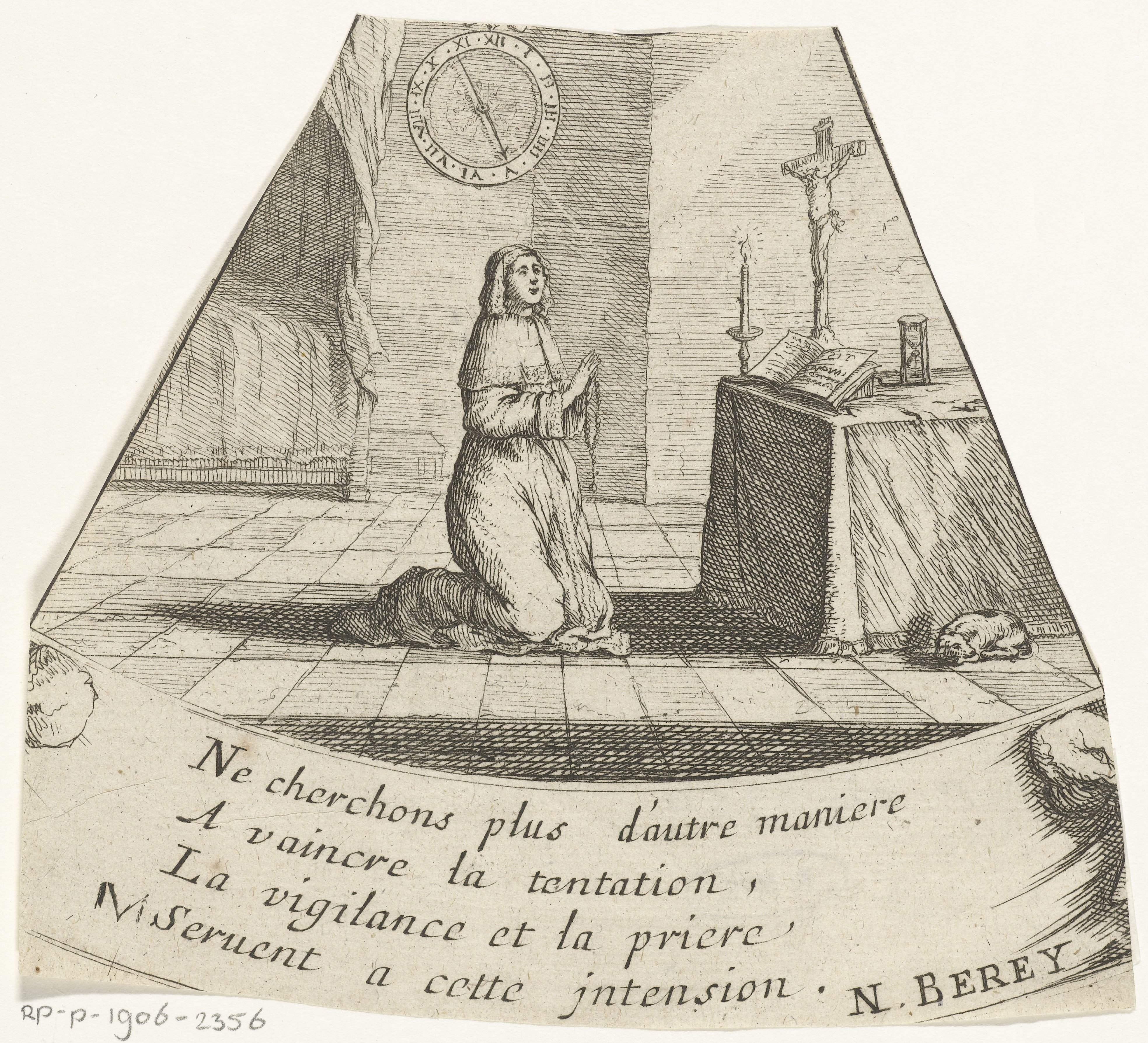 Biddende vrouw