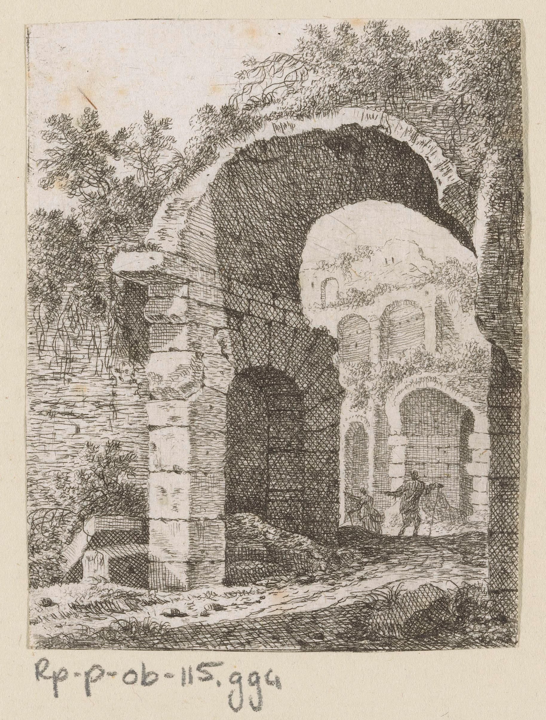 Ruïne van een portico