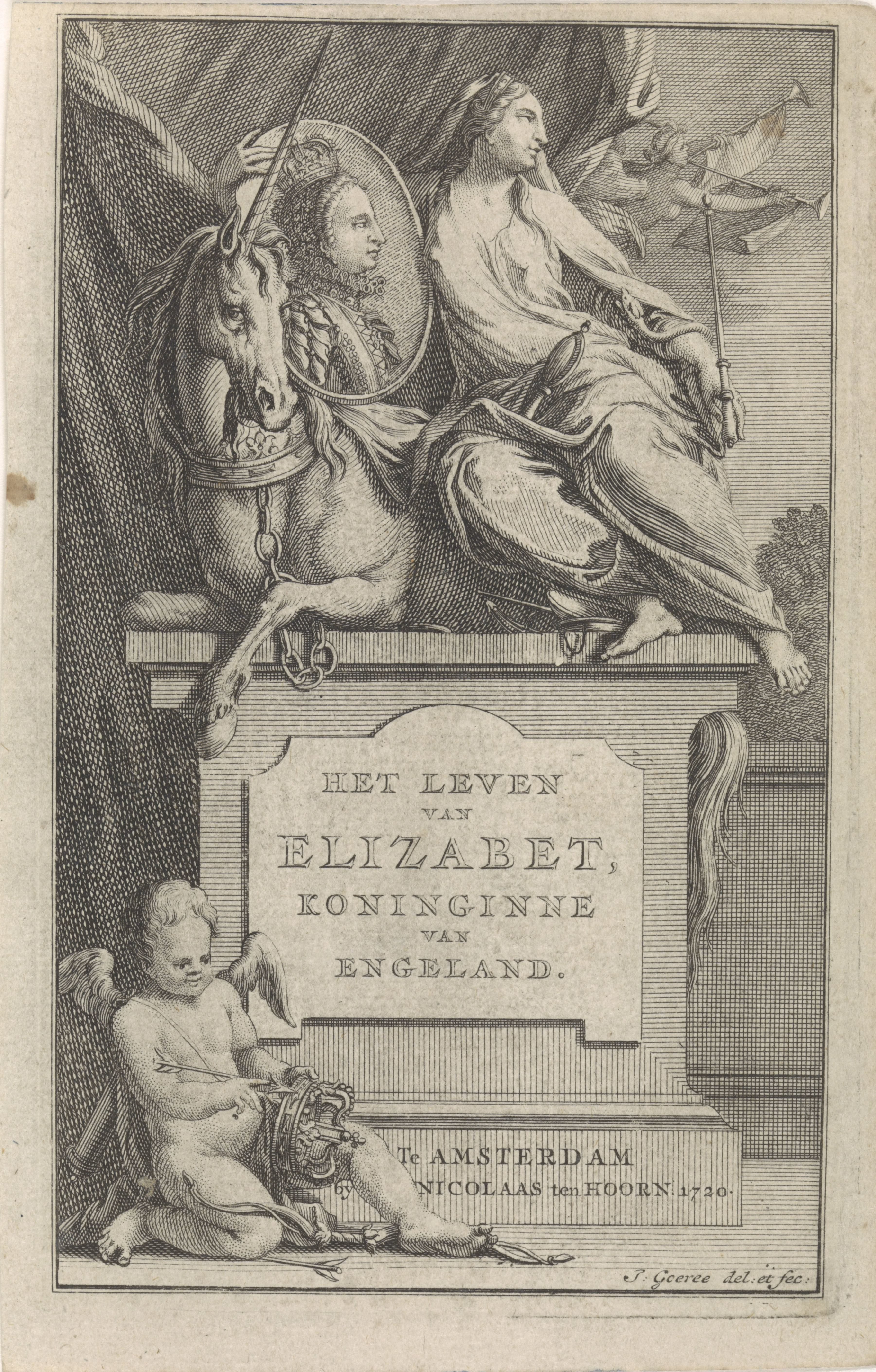 Portret van Elizabeth I, koningin van engeland