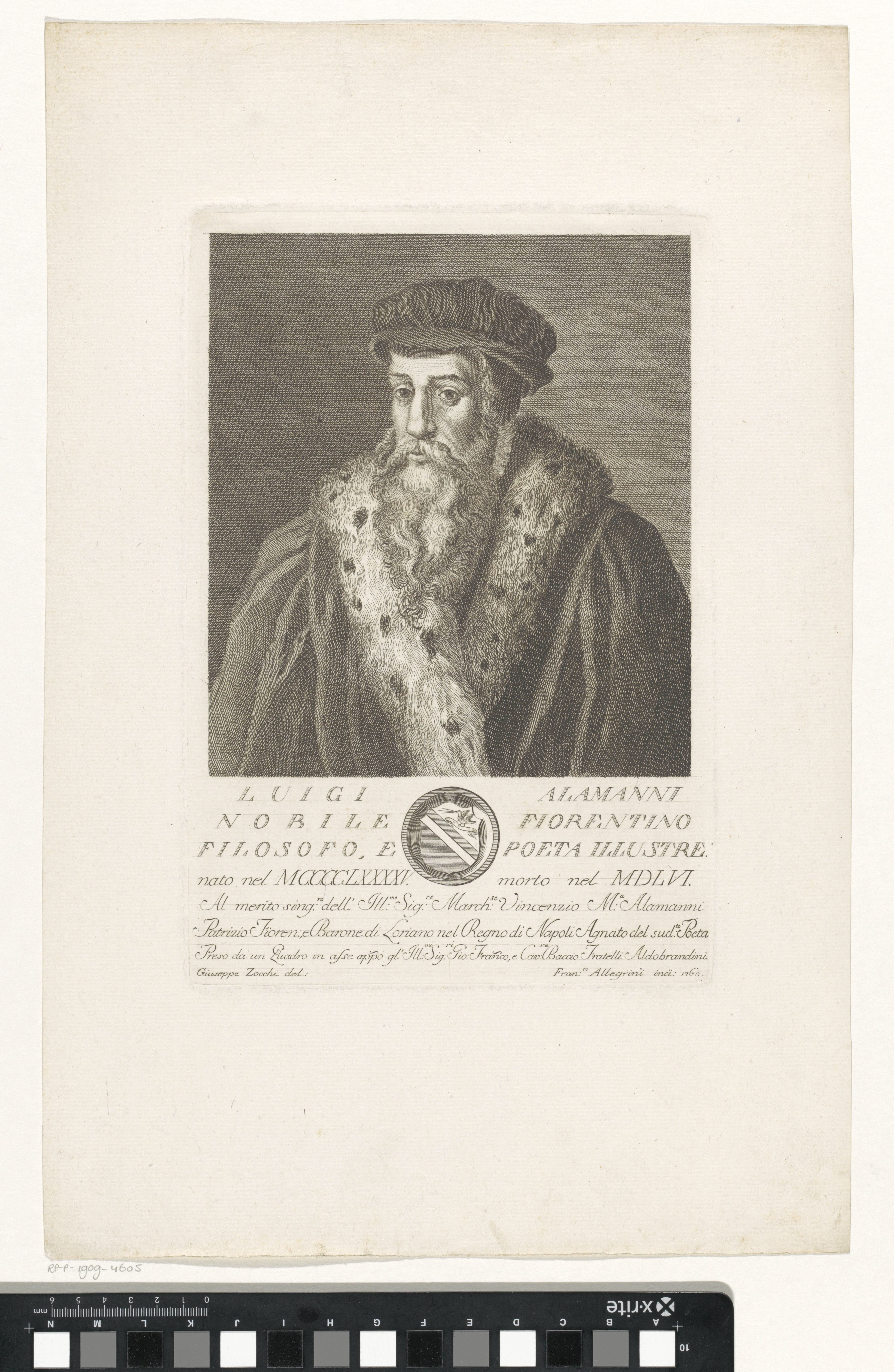 Portret van Luigi Alamanni