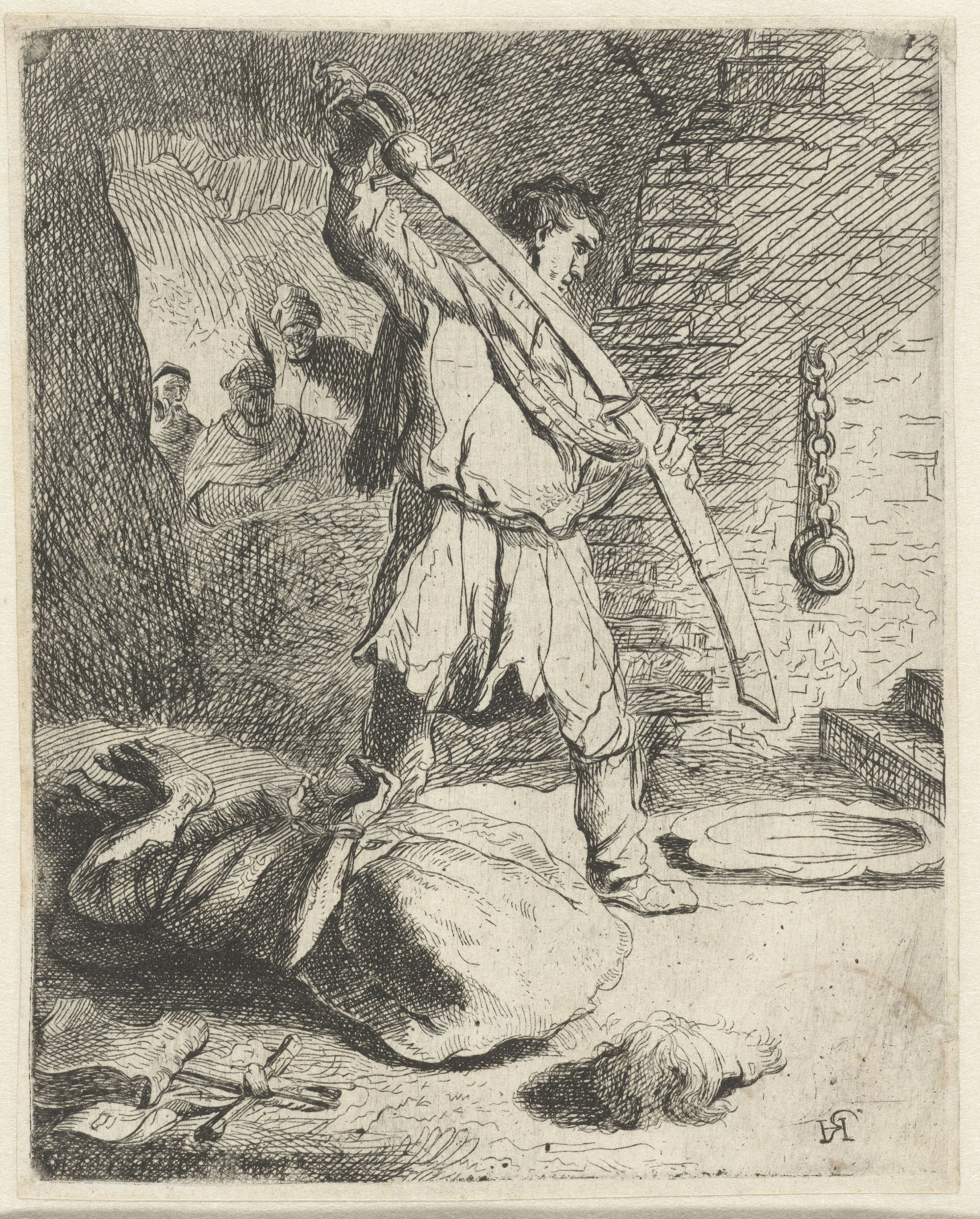 The beheading of St John the Baptist