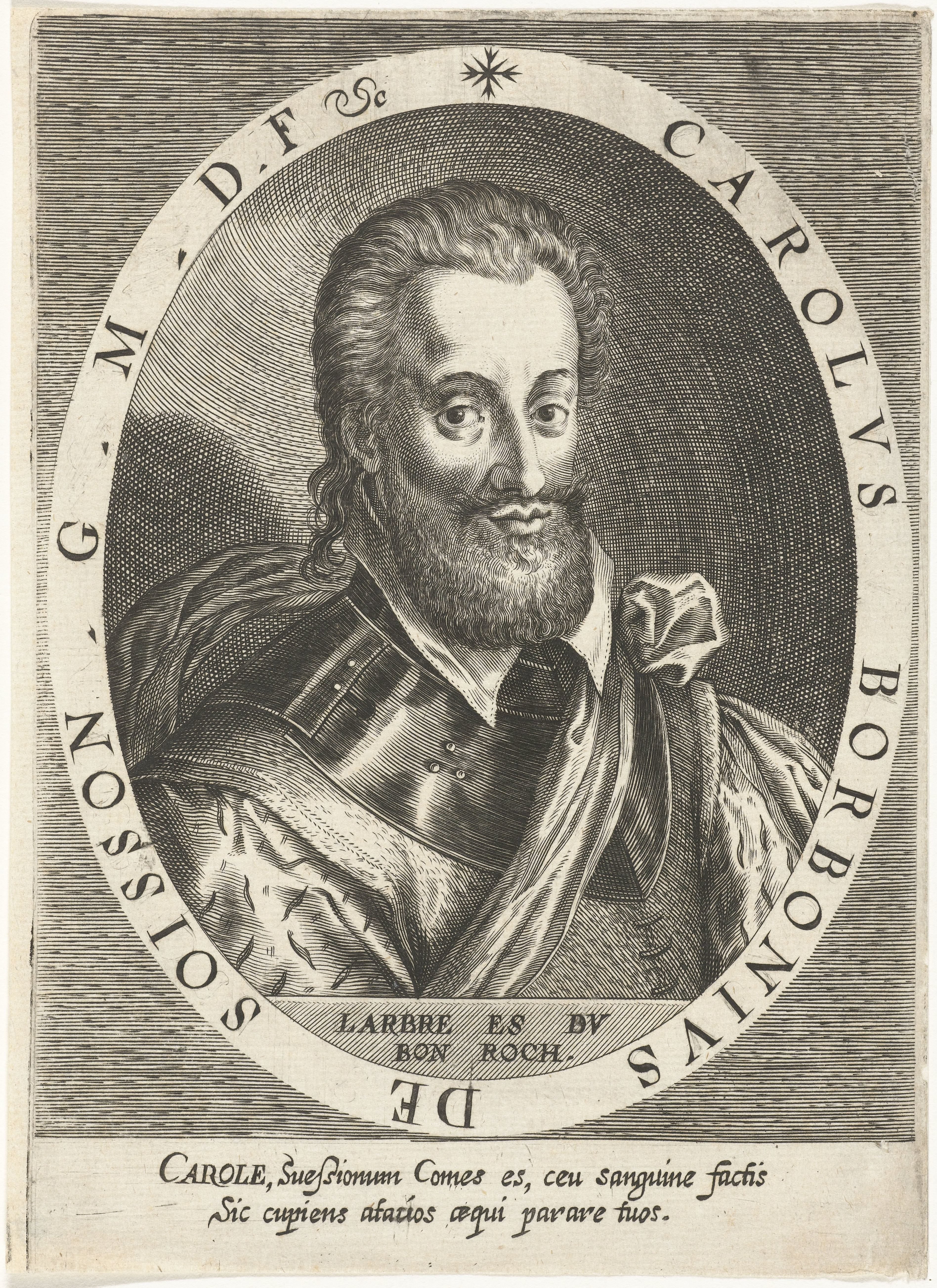 Portret van Charles de Bourbon, graaf van Soisson