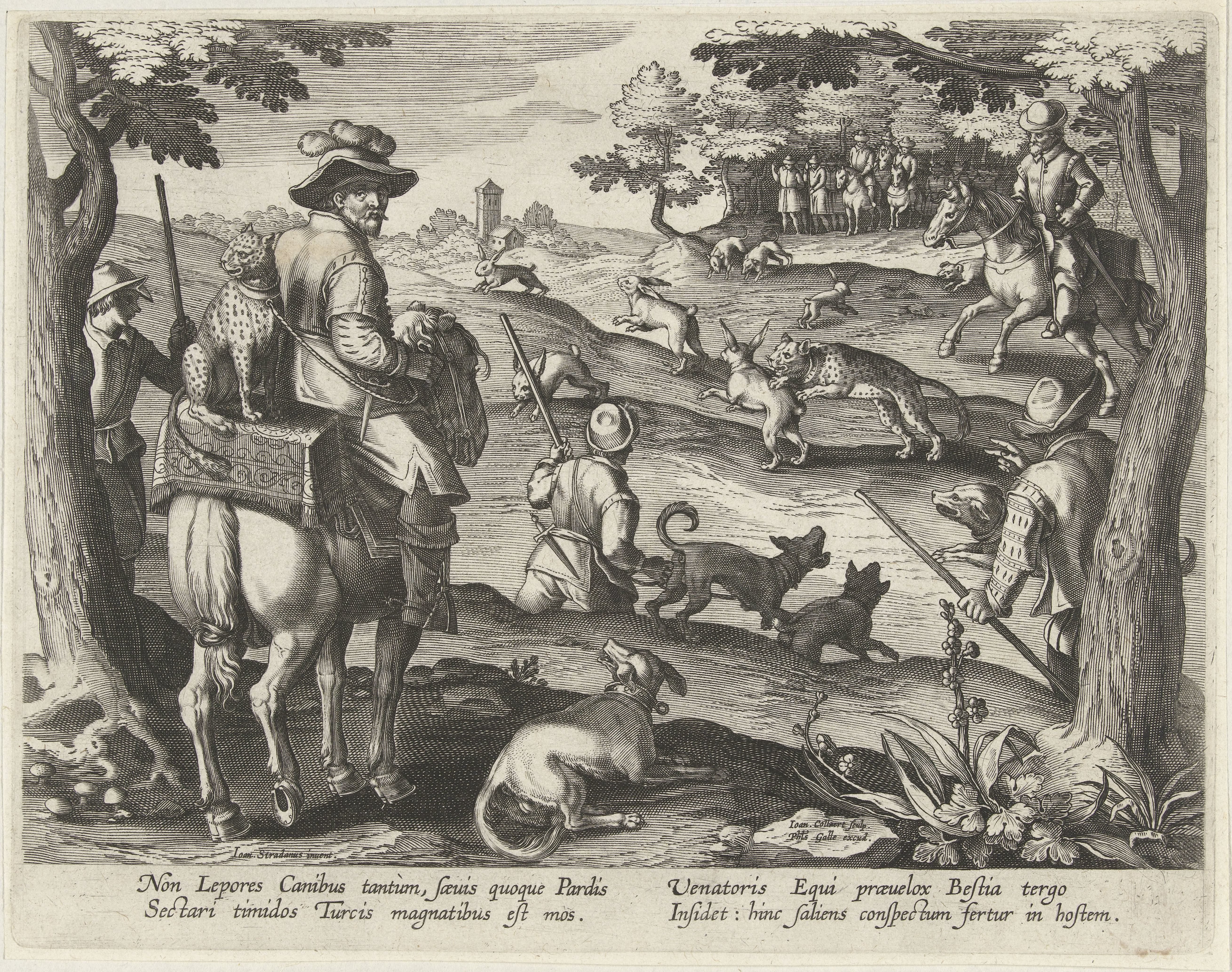 Hazenjacht met luipaarden