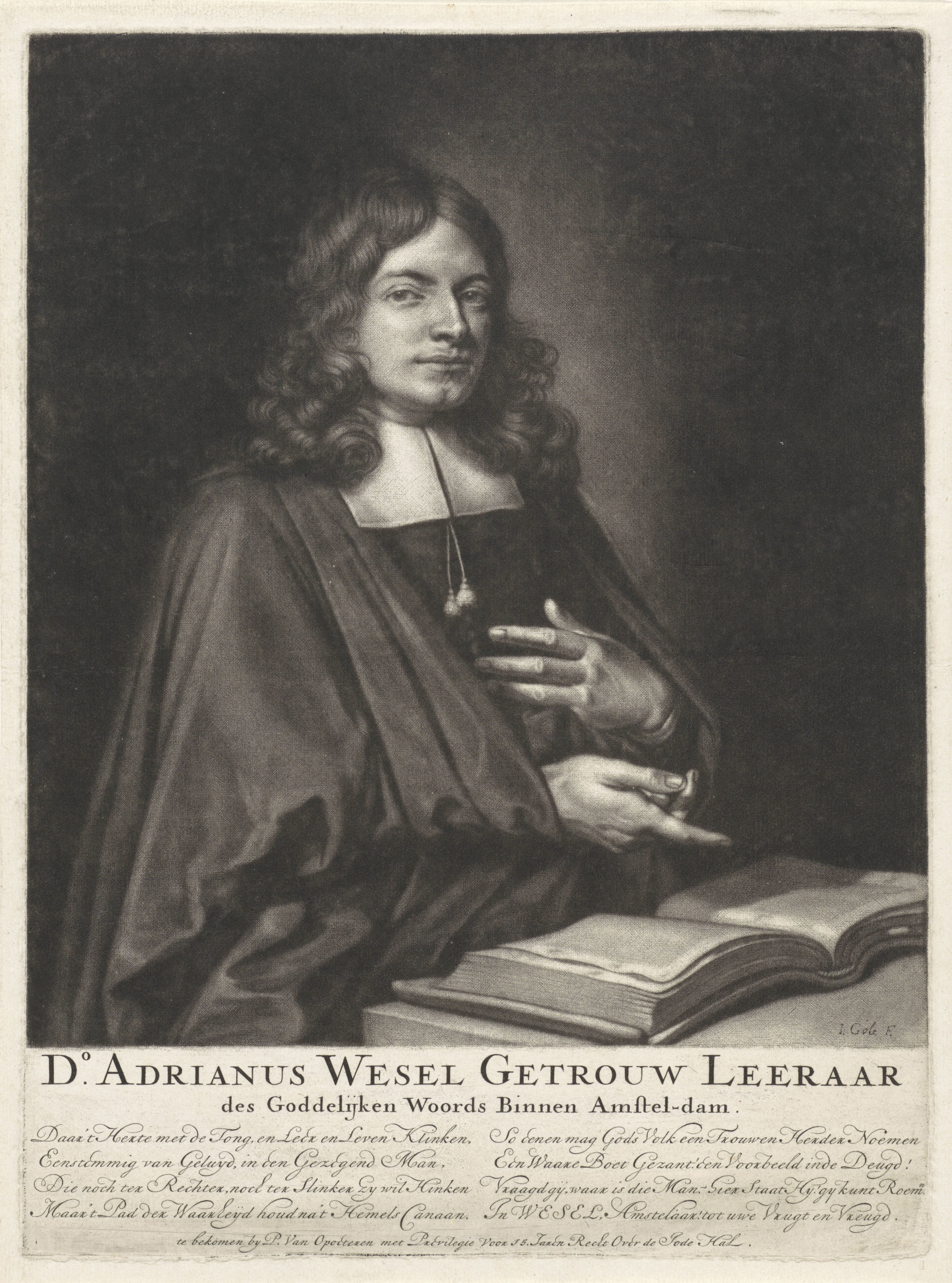 Portret van Adriaan Wesel
