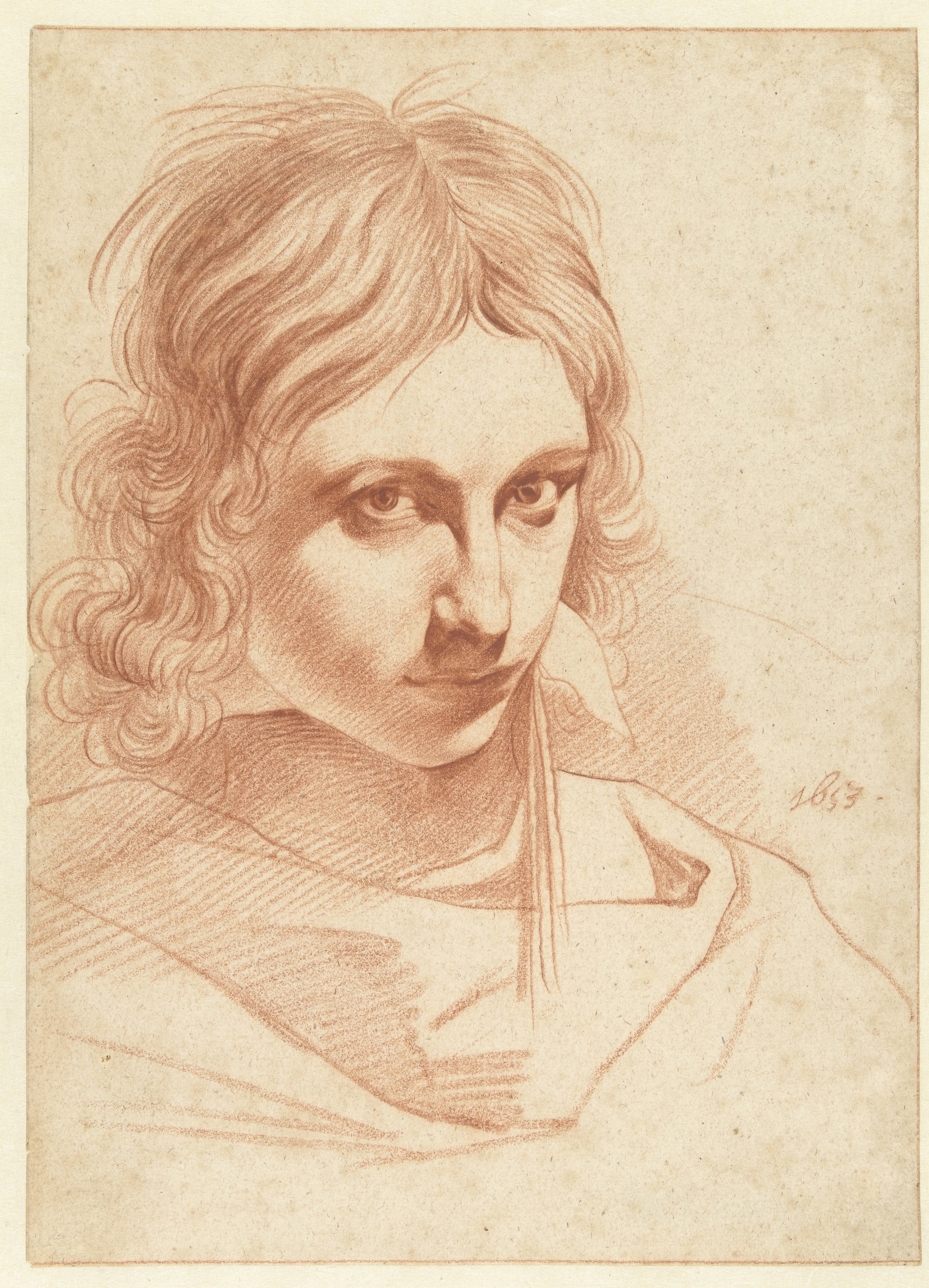 Zelfportret van Leendert van der Cooghen (?)