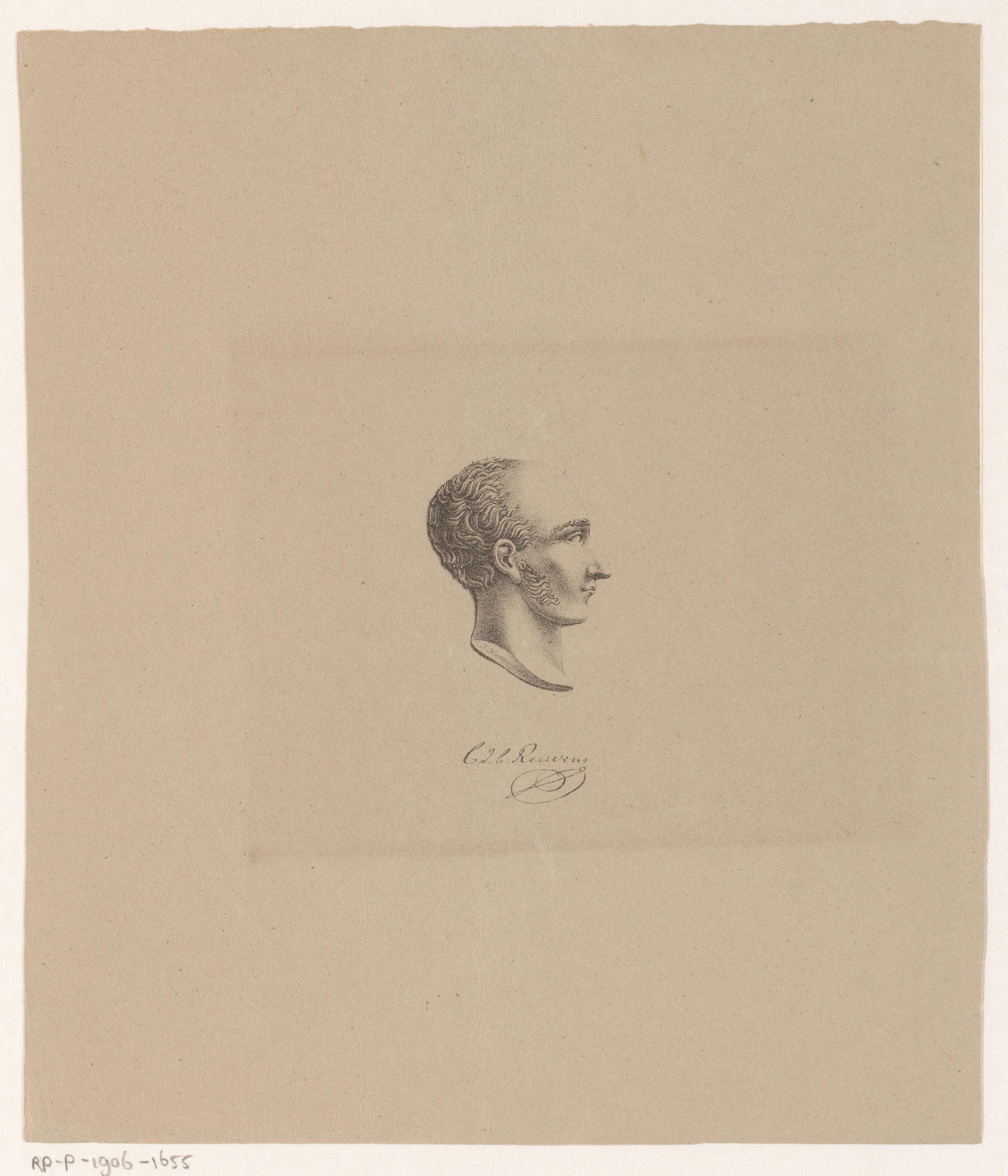 Portret van Caspar Jacob Christiaan Reuvens