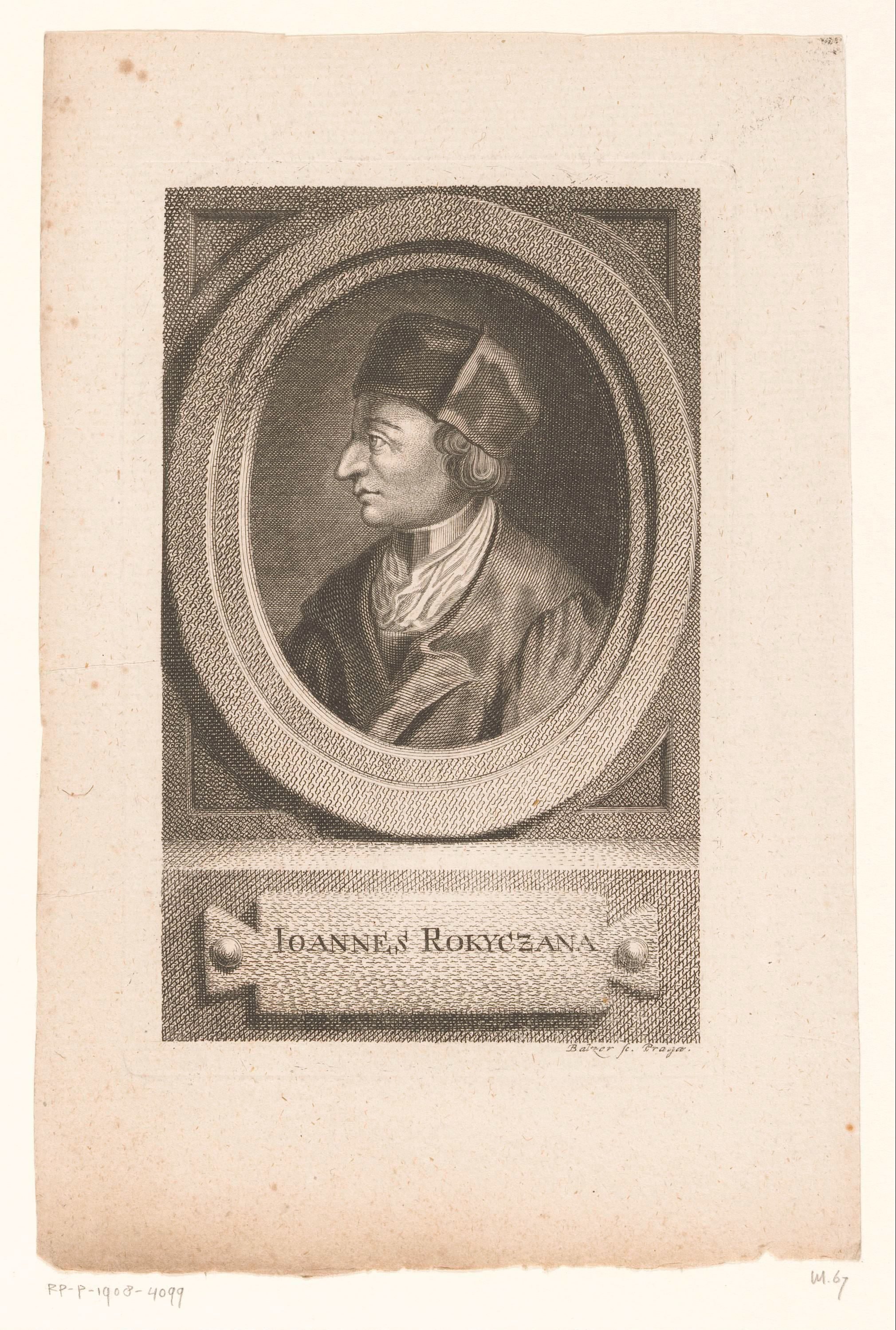 Portret van Jan Rokycana