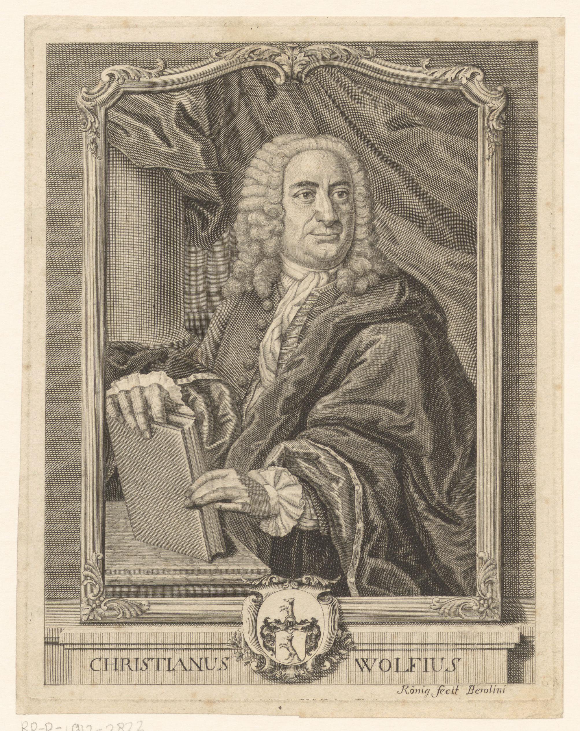 Portret van Christian Wolff