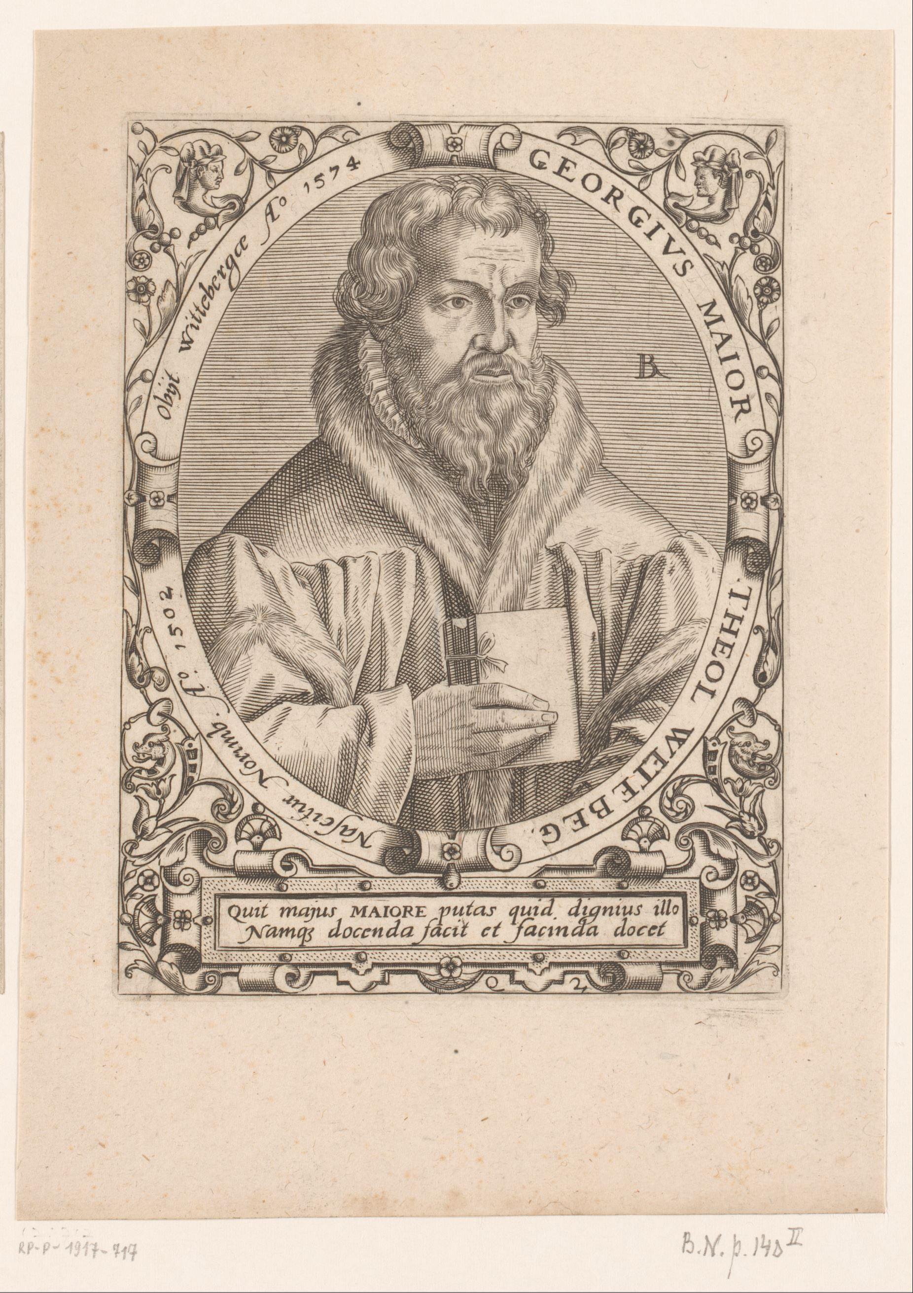 Portret van Georg Major