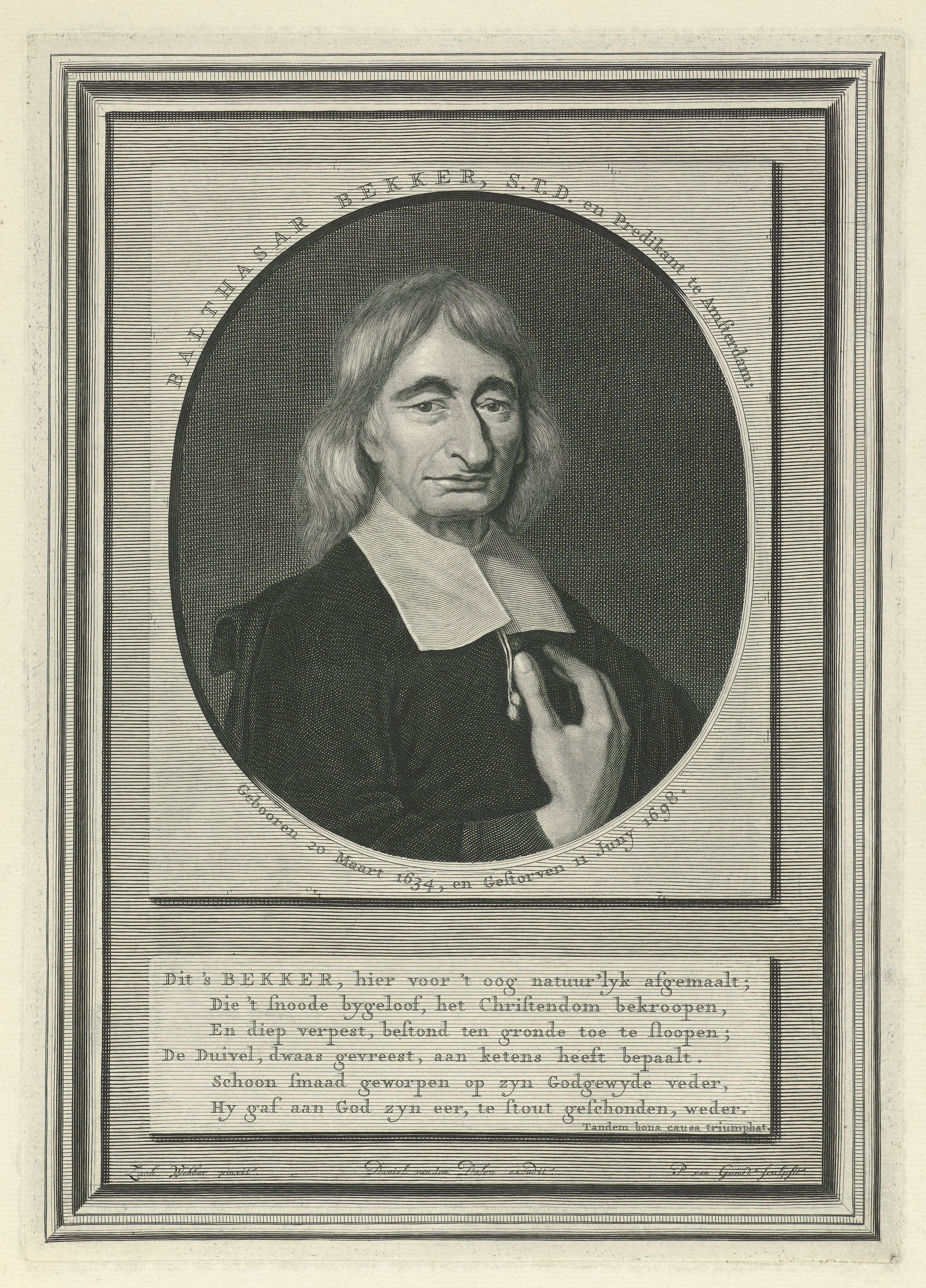 Portret van Balthasar Bekker