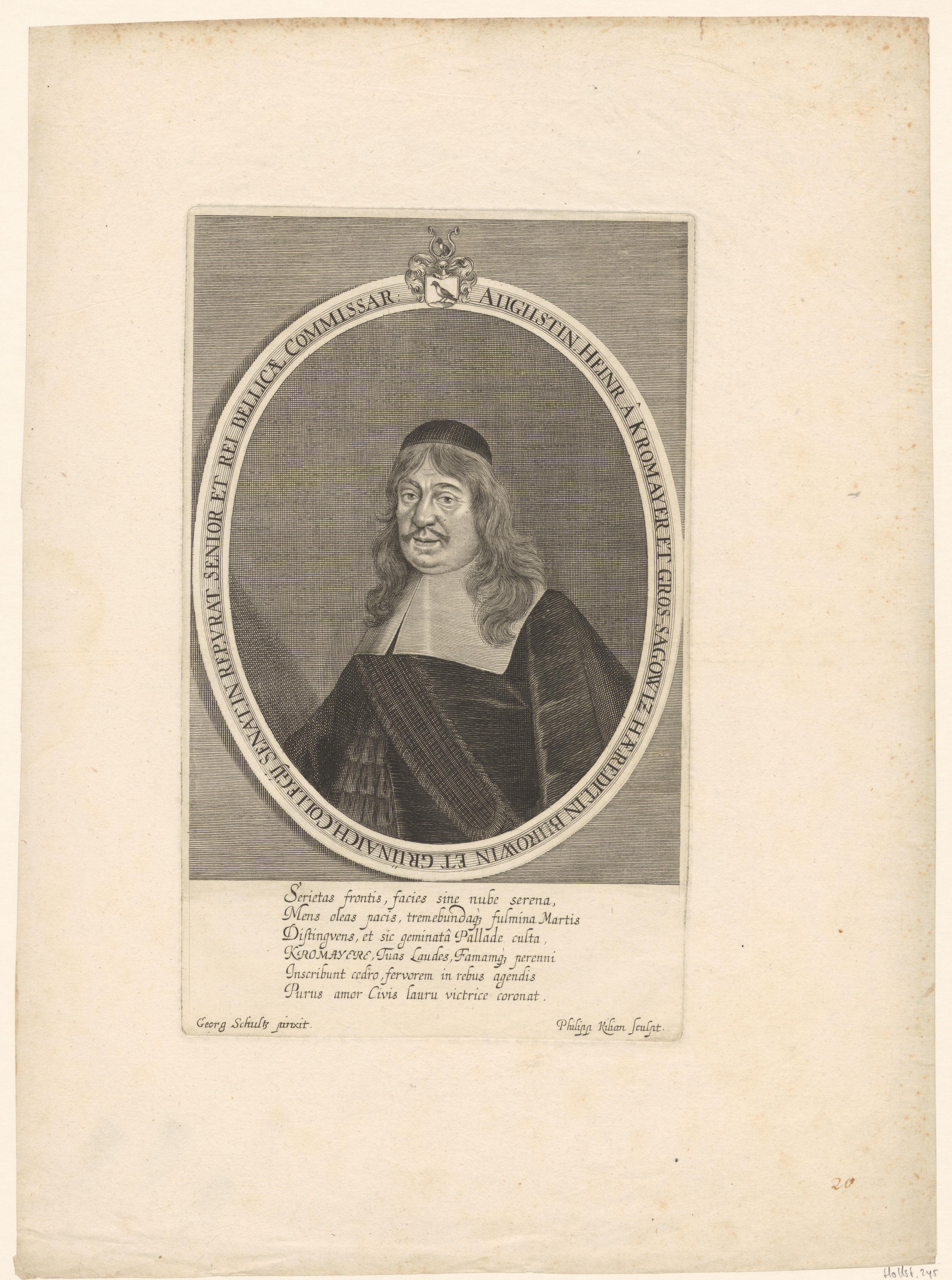 Portret van Augustin Heinrich Kromayer