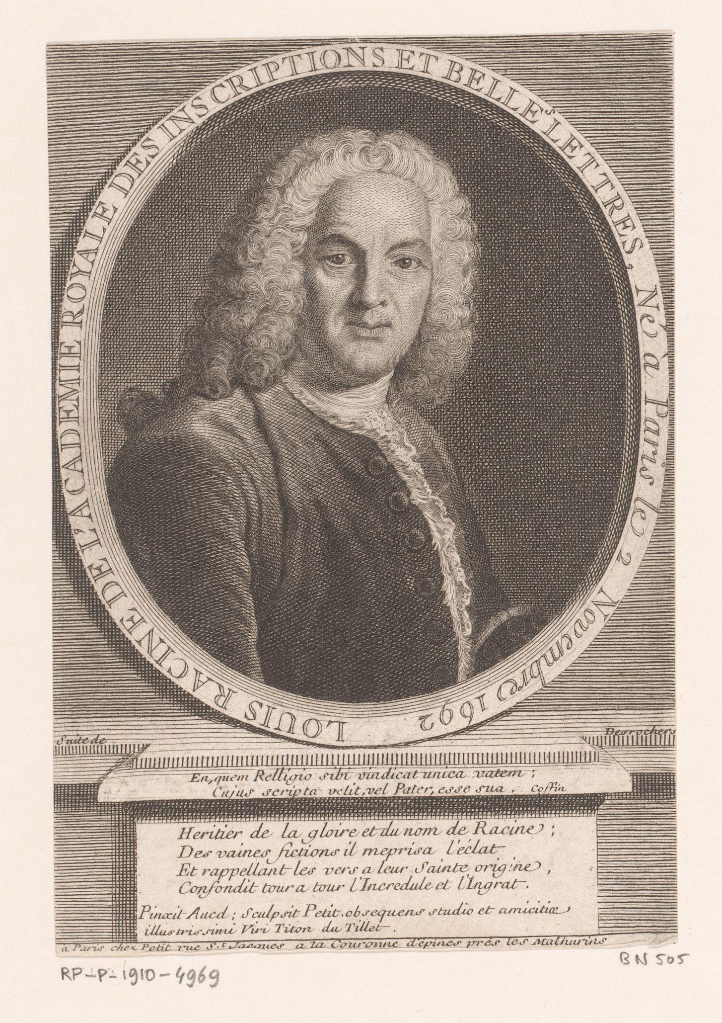 Portret van Louis Racine
