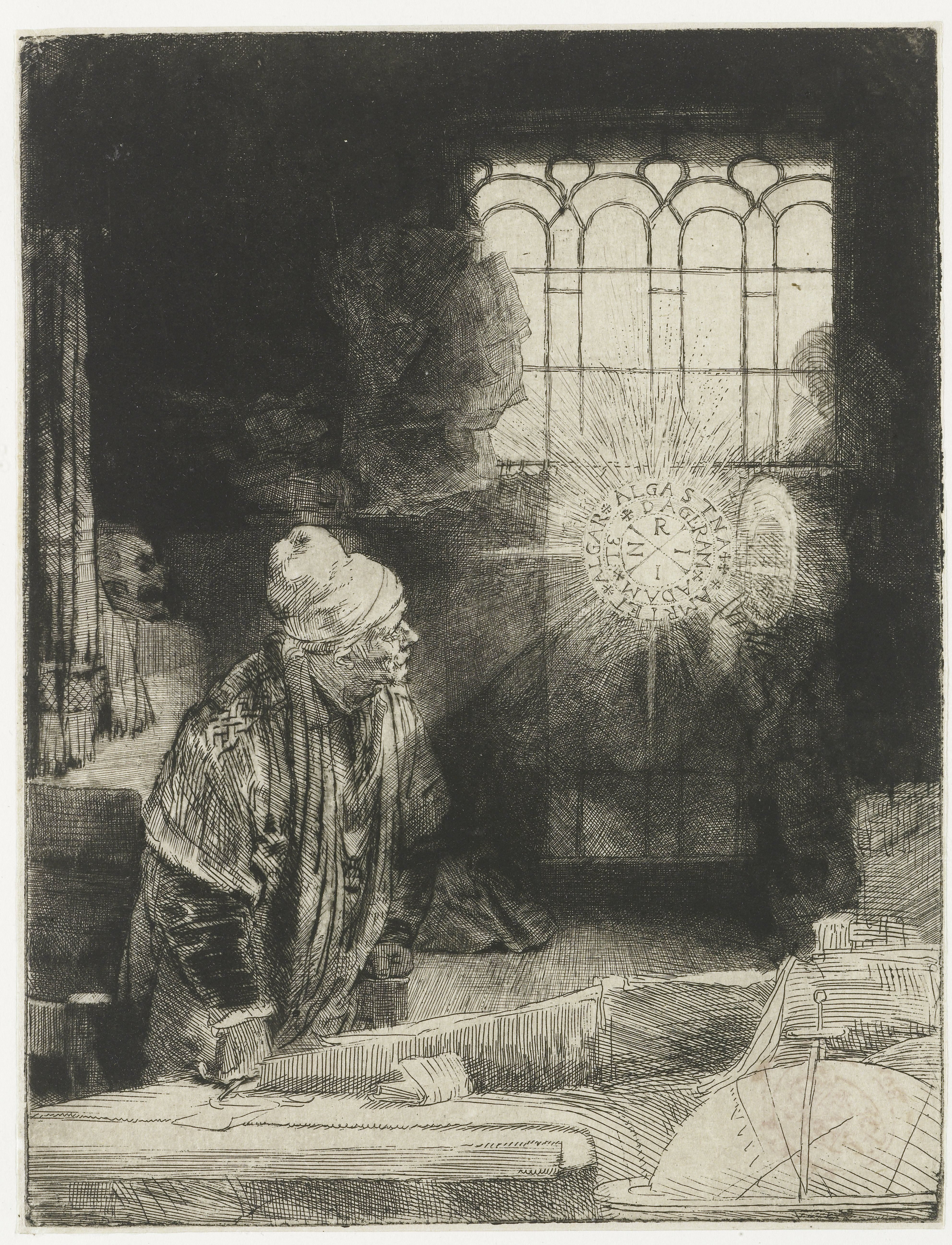 A scholar in his study