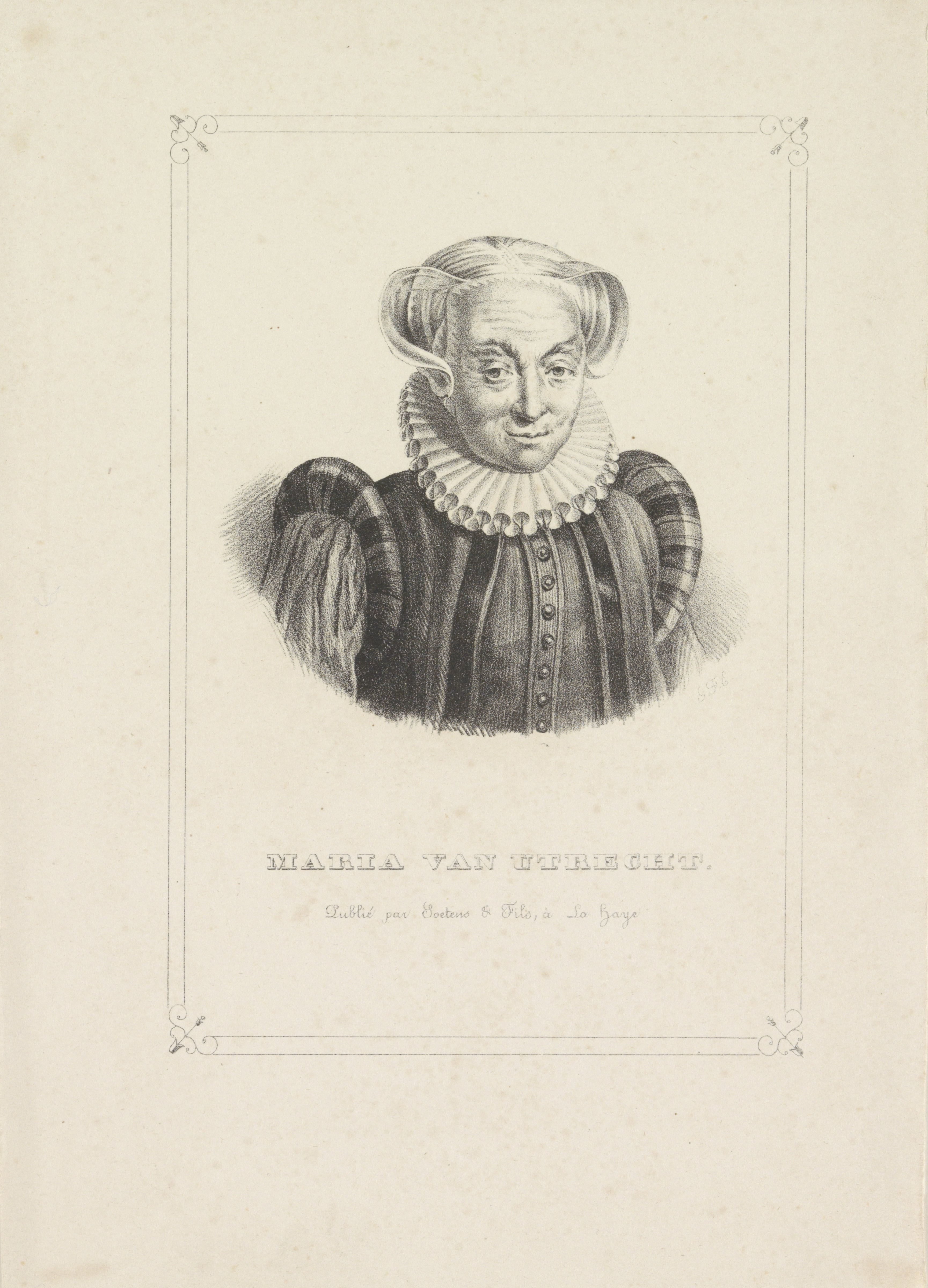 Portret van Maria van Utrecht