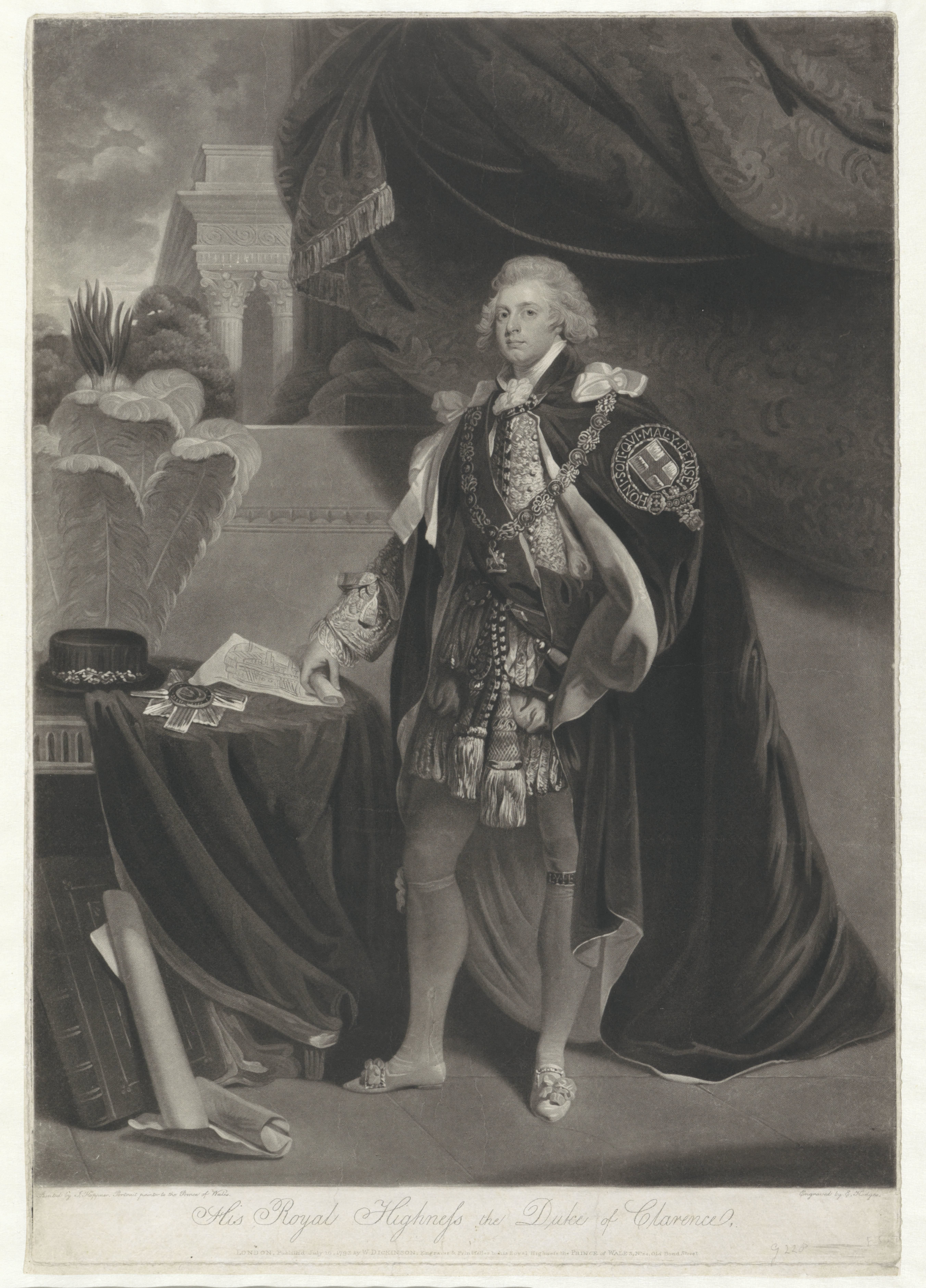 Portret van de hertog van Clarence